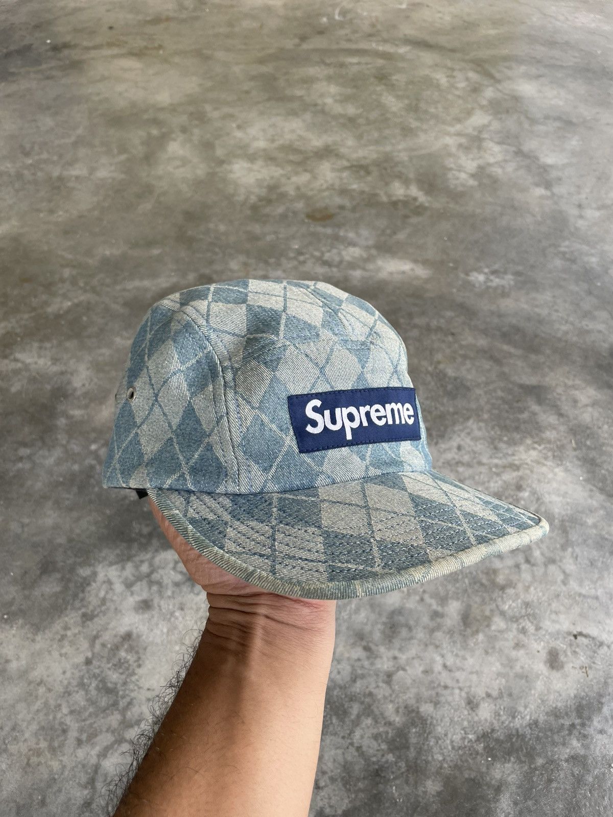 Supreme Supreme Argyle Camp Cap SS2014 Size ONE SIZE - 3 Thumbnail