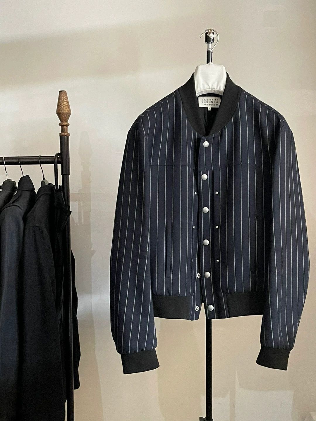 Maison Margiela Maison Margiela Striped Jacket in Wool Size US M / EU 48-50 / 2 - 1 Thumbnail