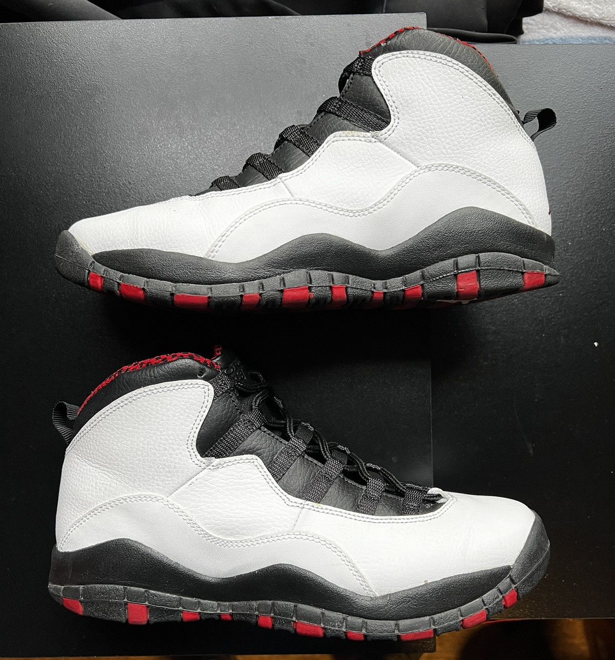 SIZE 7Y Air Jordan 10 Retro GS 'Chicago' 2012