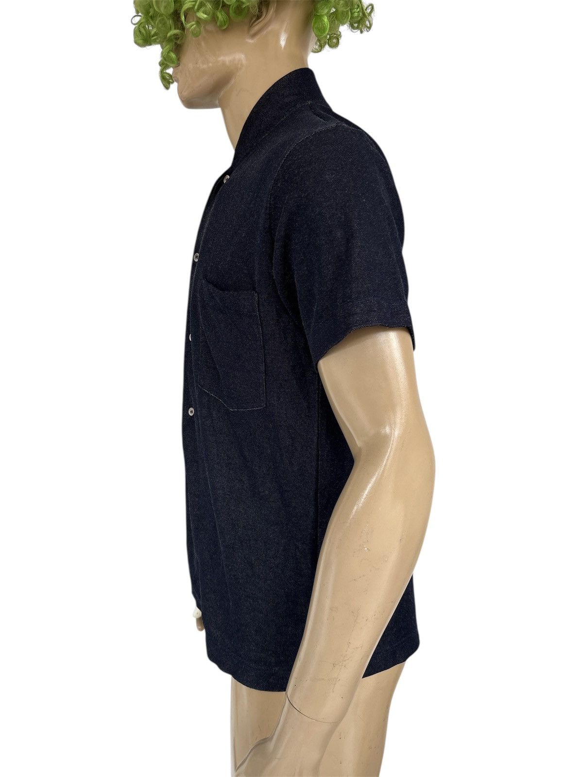 Comme des Garcons Homme Plus 1990s Indigo Dyed Shirt Size US M / EU 48-50 / 2 - 6 Thumbnail