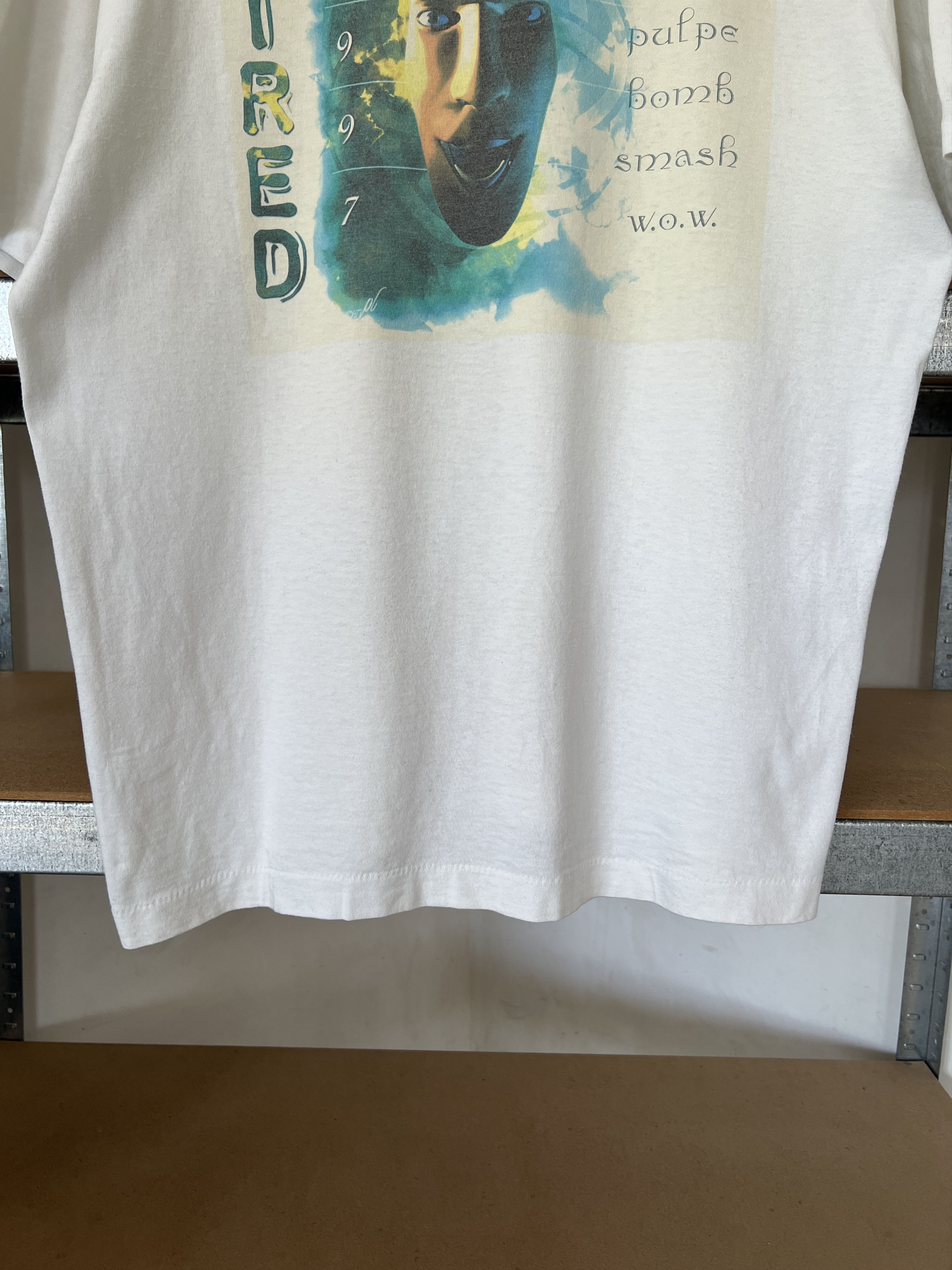 Vintage Wired Magazine Vintage 1997 Imphobia Pulp Smash W.O.W. Tee Size US XL / EU 56 / 4 - 10 Thumbnail