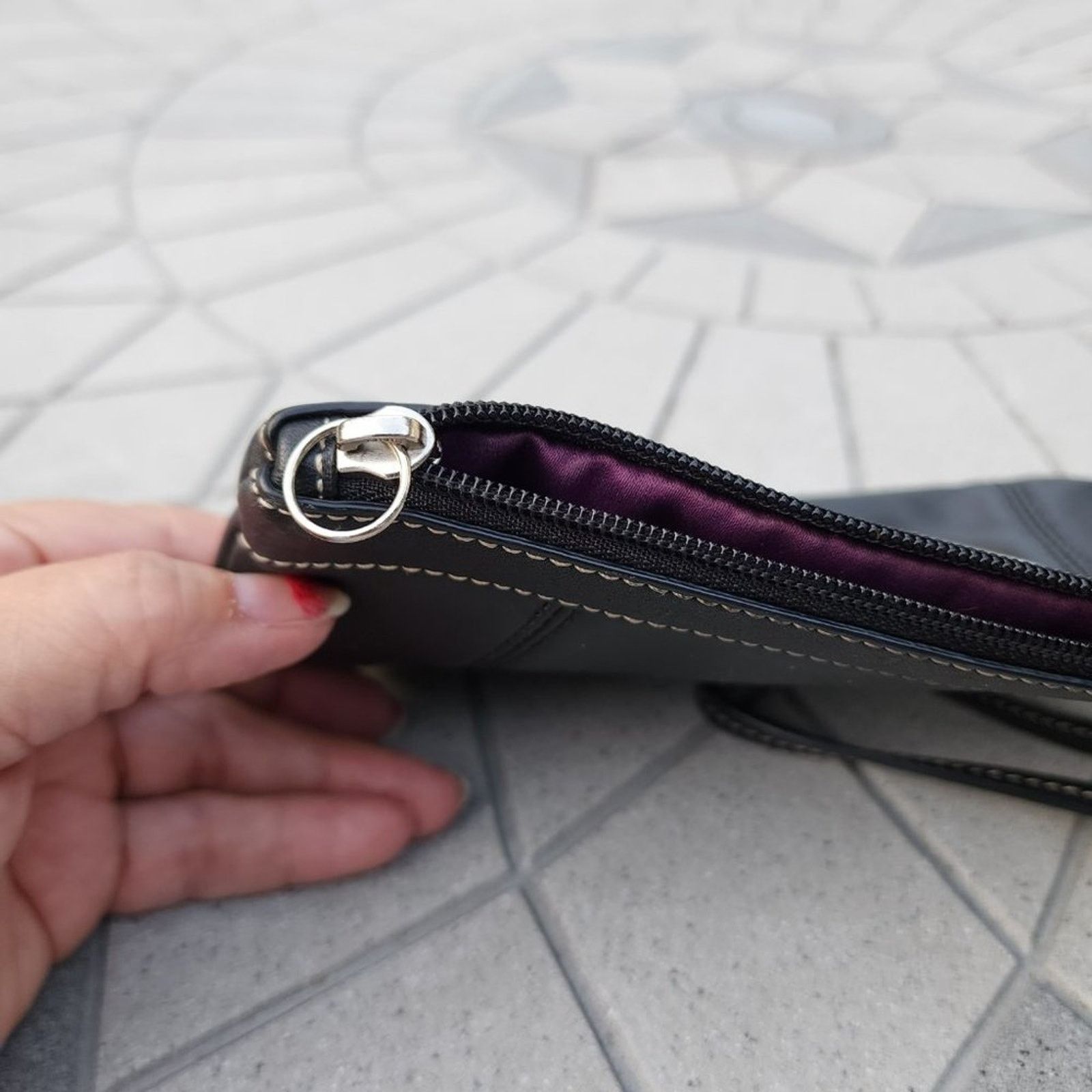 Coach Coach 1941 SOHO Pleated Leather Zip Clutch Wristlet Size ONE SIZE - 12 Thumbnail