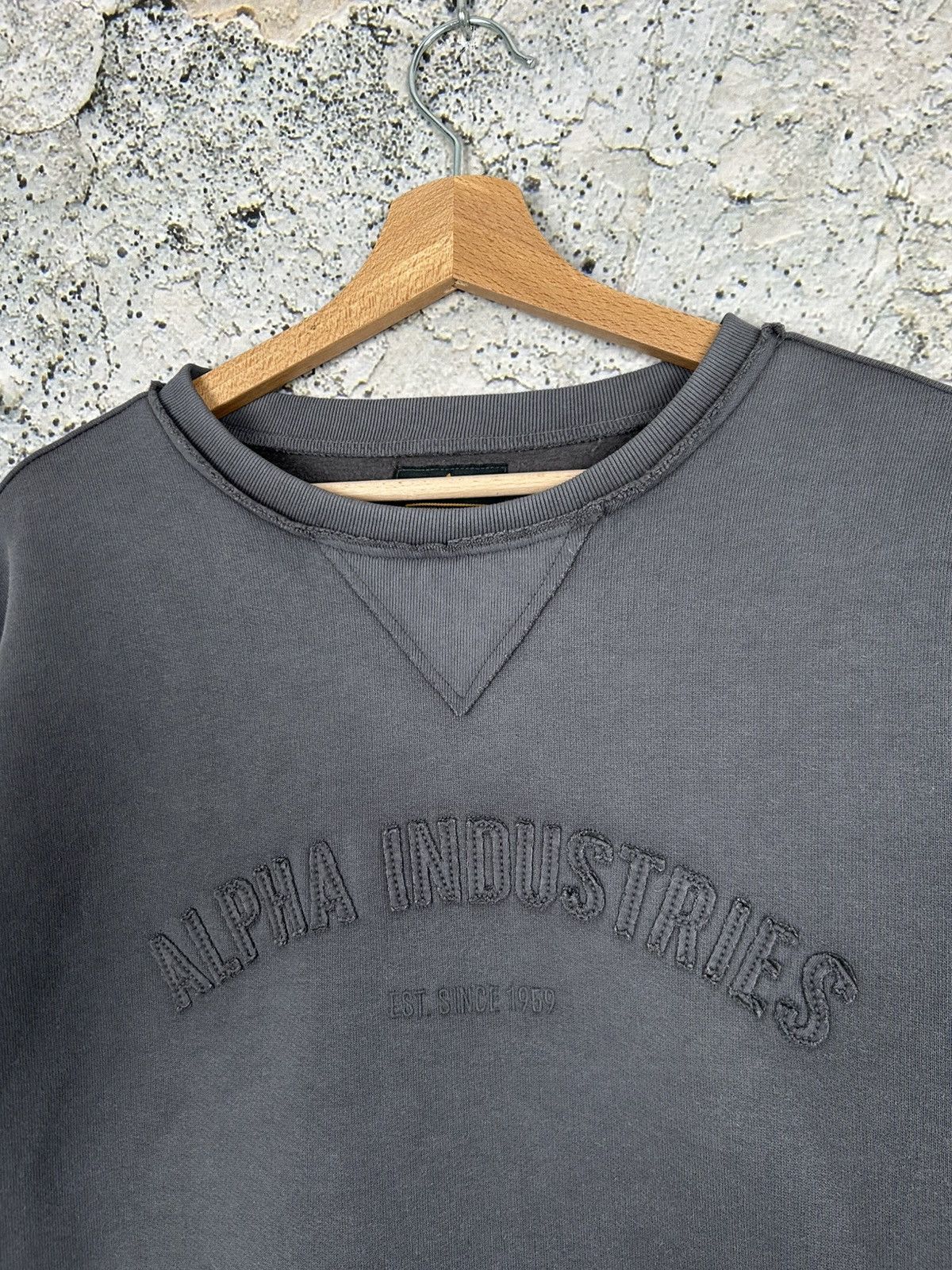 Alpha Industries Vintage Alpha Industries Crewneck Military Streetwear Hype Size US M / EU 48-50 / 2 - 3 Thumbnail