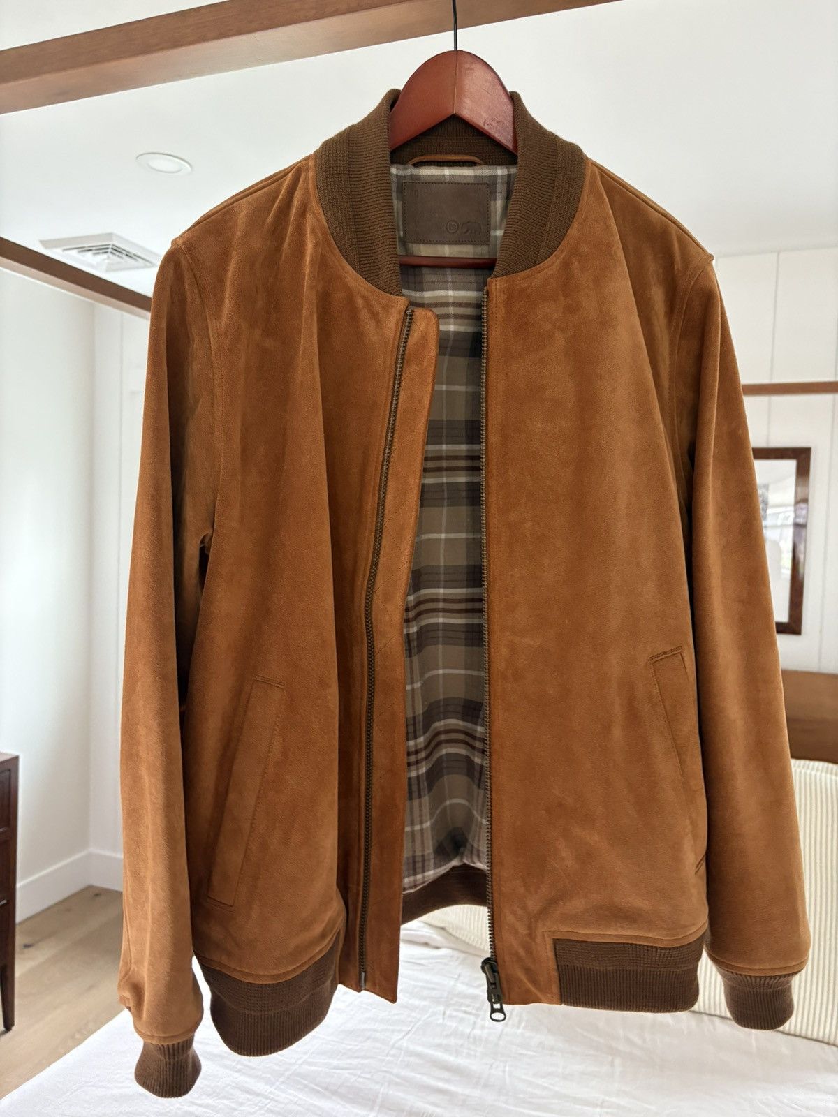 Taylor Stitch The Bomber Jacket in Sierra Suede Size US M / EU 48-50 / 2 - 1 Thumbnail
