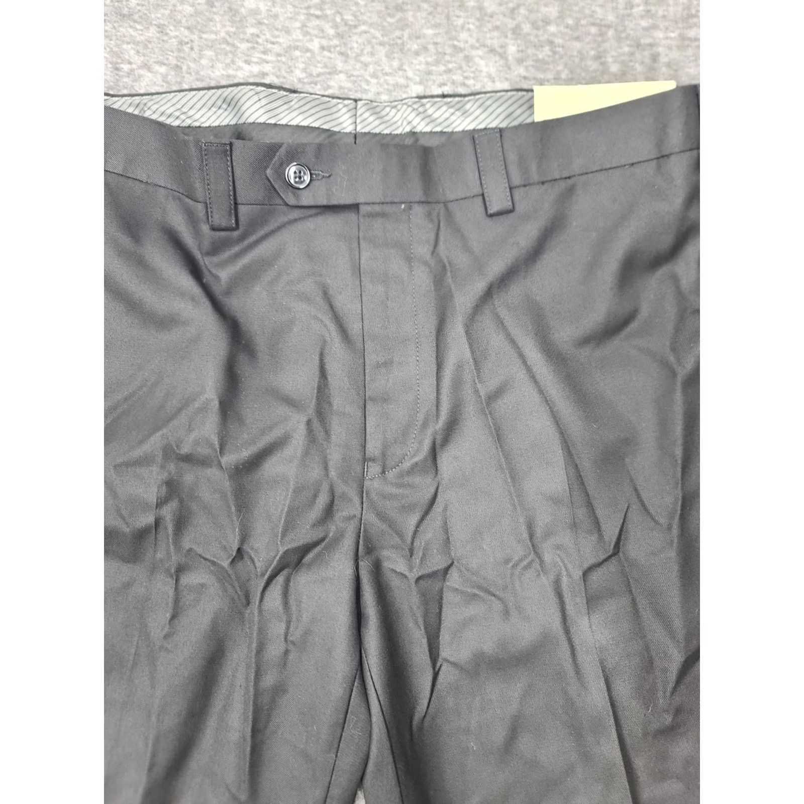 Ralph Lauren Lauren Ralph Lauren Dress Pants Mens 40x30 Black Flat Front Classic Fit Washable Dress Pants Mens Black 40x30 Modern Office Business Vintage: No Size US 40 / EU 56 - 4 Thumbnail