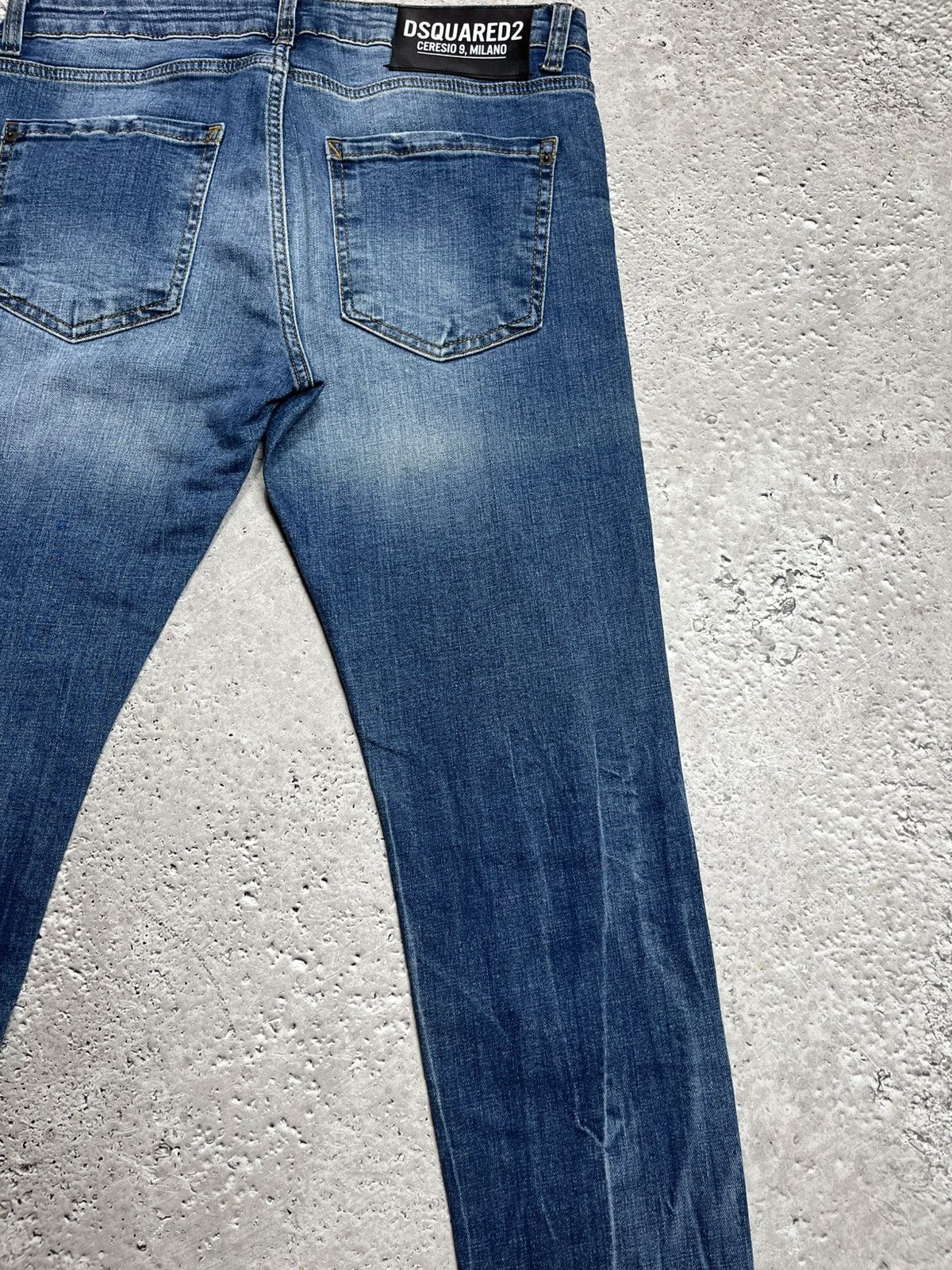 Dsquared2 Dsquared2 Slim Fit Skinny Jeans Blue Denim Made in Italy 52 Size US 34 / EU 50 - 4 Thumbnail