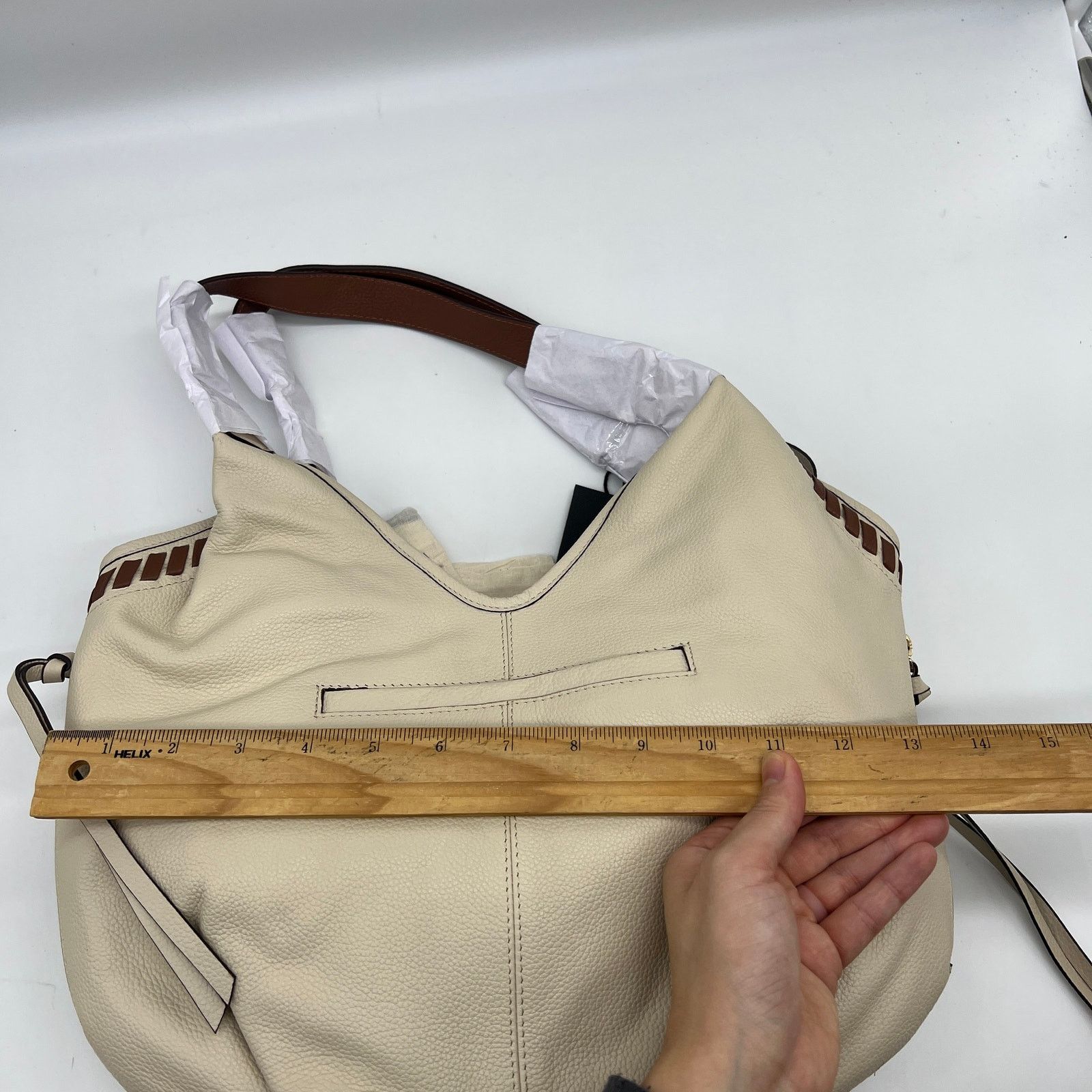 Other LODIS Womens Purse Medium Whipstitch Leather Size ONE SIZE - 4 Thumbnail