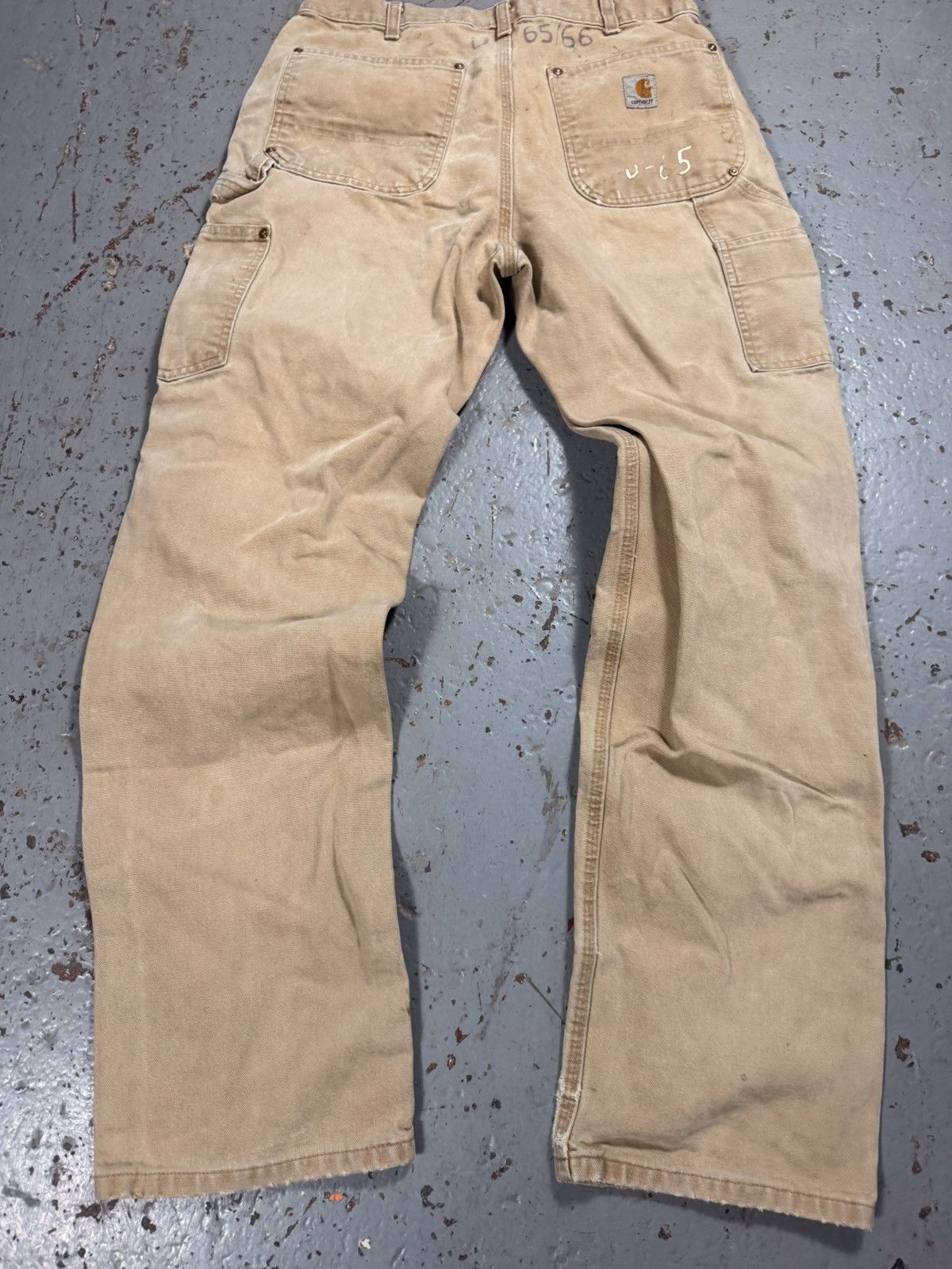 Carhartt Vintage Distressed Faded Thrashed Carhart Double Knees Size US 30 / EU 46 - 8 Thumbnail