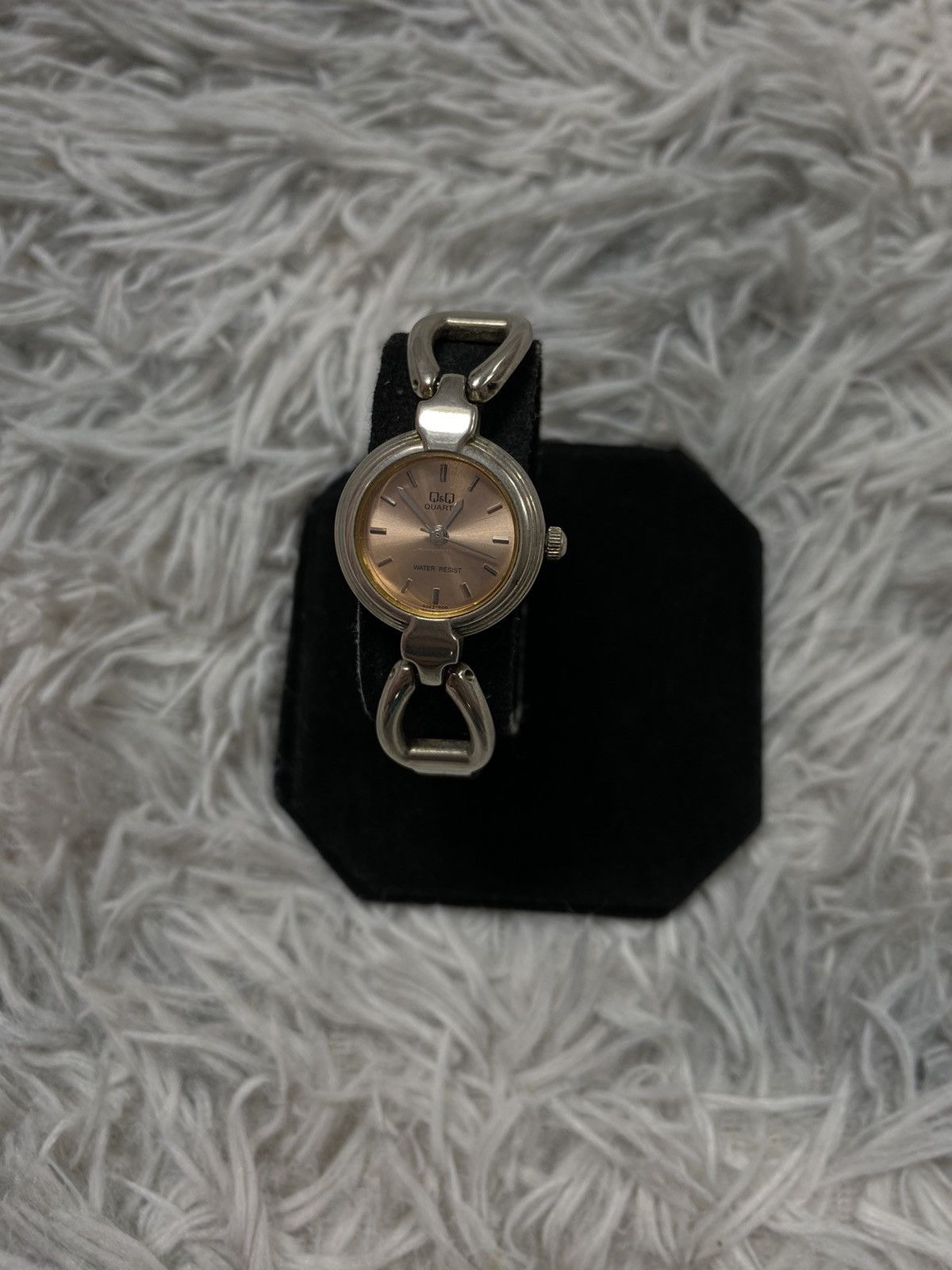 Japanese Brand × Jewelry × Vintage Q&Q Rose Dial Bracelet Watch - Japanese Brand Size ONE SIZE - 2 Thumbnail