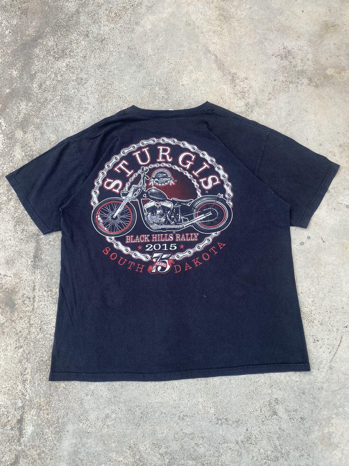 Harley Davidson Sturgis Chains Black Hills Tees Size US L / EU 52-54 / 3 - 1 Thumbnail