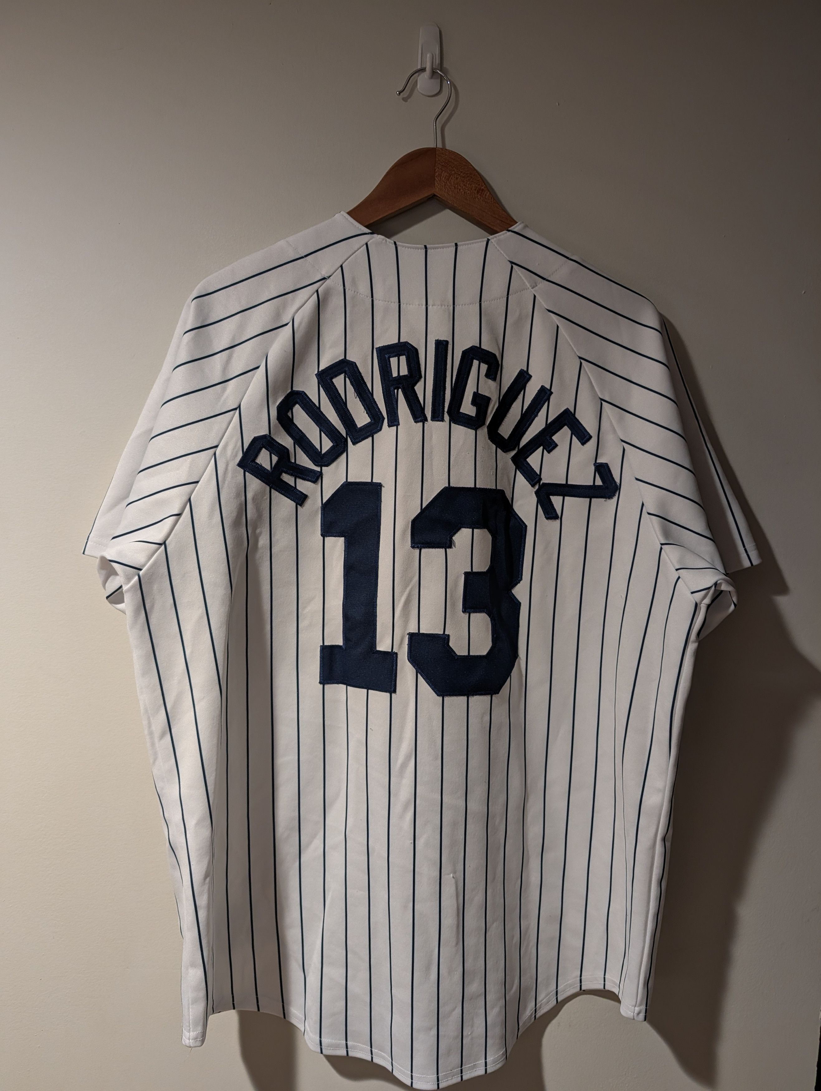 MLB Vintage Y2K New York Yankees Rodriguez MLB Baseball Jersey Size US L / EU 52-54 / 3 - 1 Thumbnail