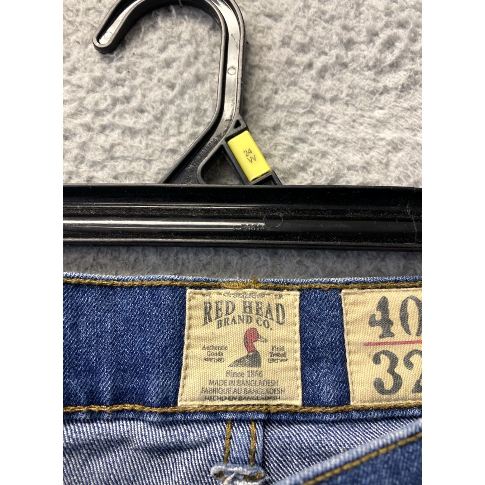 Denime RedHead Jeans Mens 40x32 Denim Blue Straight Leg 5-Pocket Regular Size 40 Inseam 32 Vintage No N/A Size US 40 / EU 56 - 4 Thumbnail