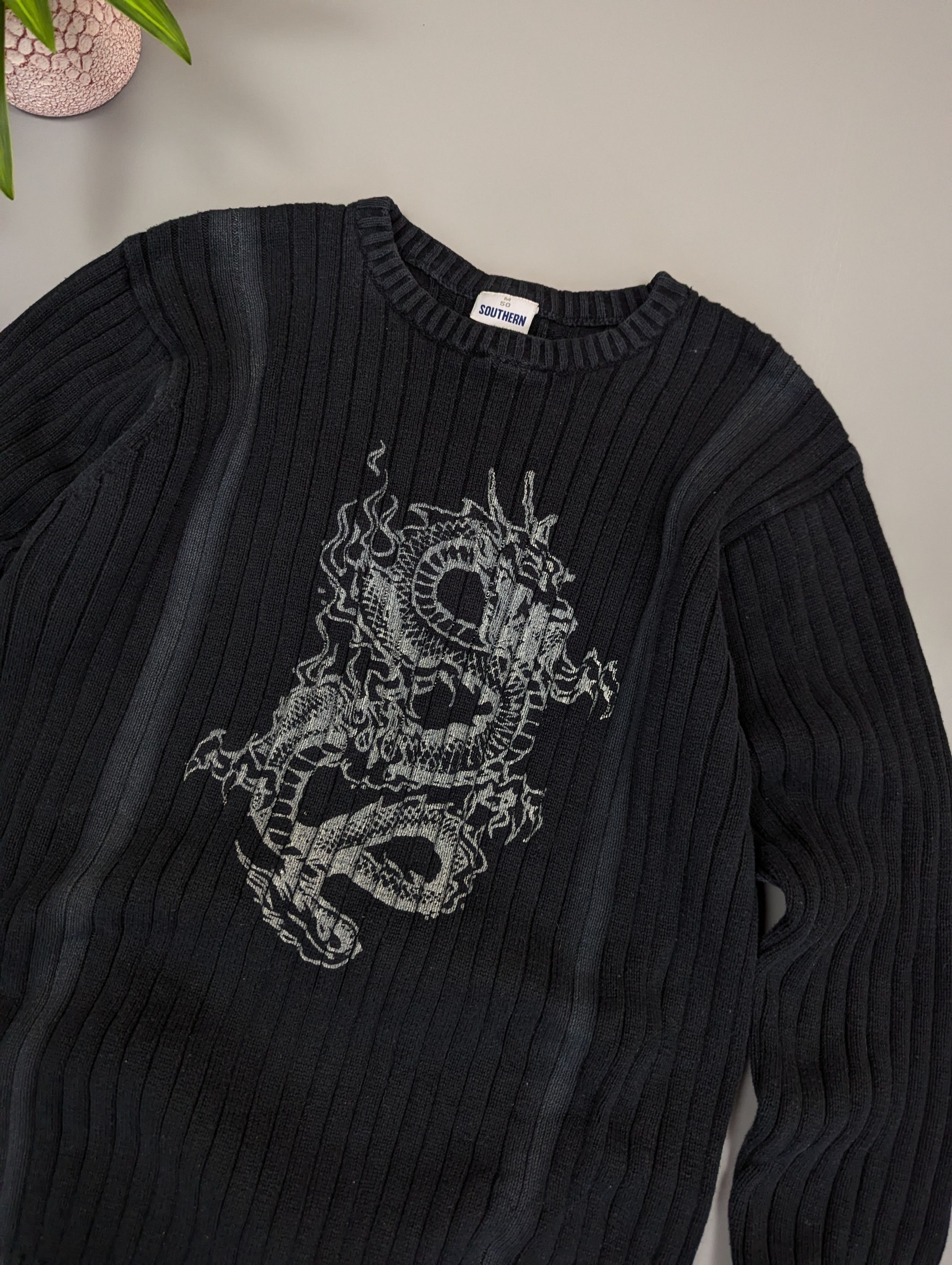 Japanese Brand VTG Japanese Dragon Sweatshirt Distressed Faded Southern M Size US M / EU 48-50 / 2 - 5 Thumbnail