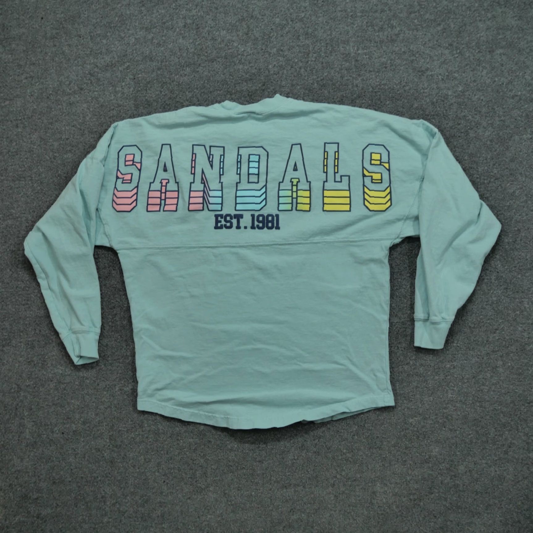 Spell Spirit Jersey Shirt Adult Small Blue Long Sleeve Crew Neck Cotton T-Shirt Mens Vintage? Size US S / EU 44-46 / 1 - 2 Thumbnail