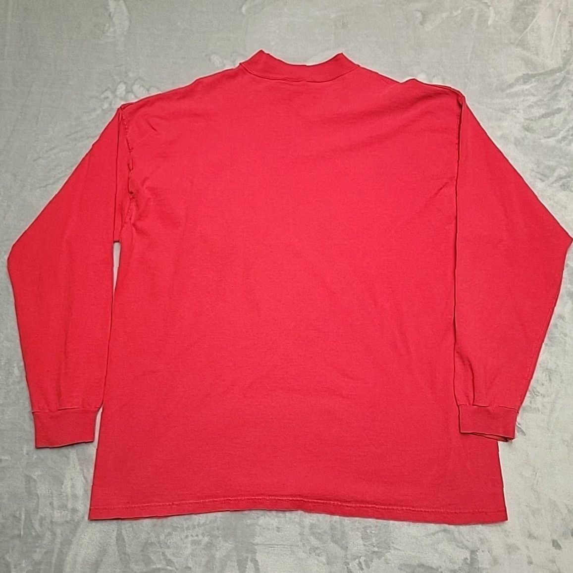 Vintage VINTAGE Santee Sweatshirt Mens 2XL Red Knit Pullover Mock Neck Long Sleeve Cotton Logo Embroidered USA VTG Size US XXL / EU 58 / 5 - 6 Thumbnail