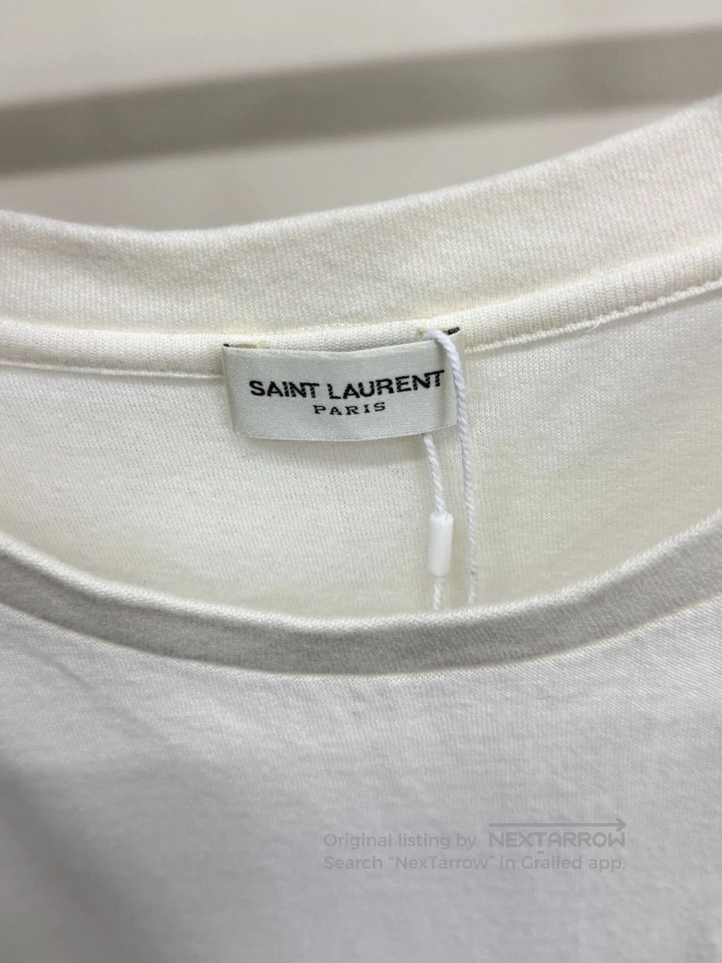 Saint Laurent Paris Saint Laurent Flocked Logo T. Size US XXL / EU 58 / 5 - 3 Thumbnail