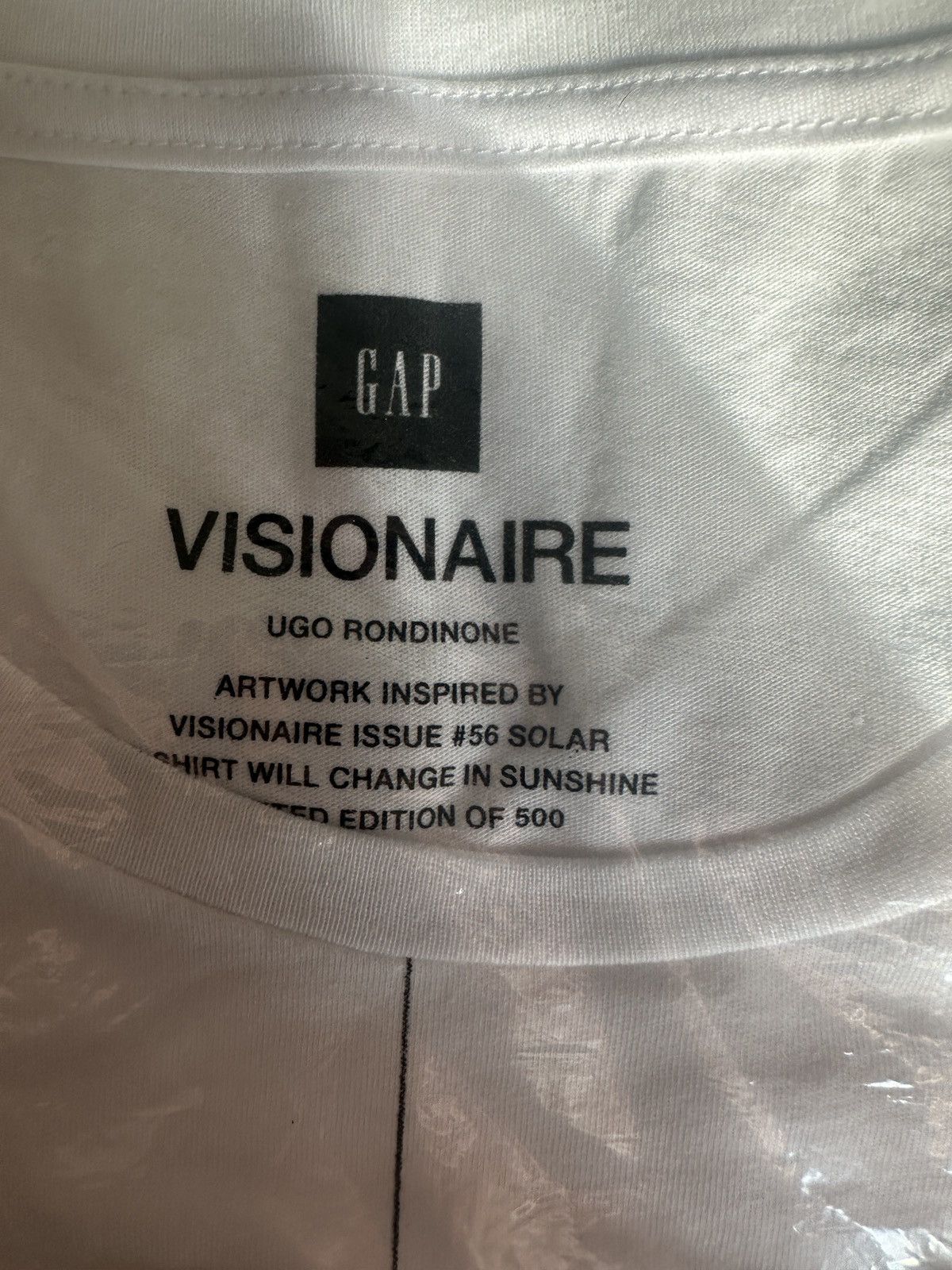 Gap VISIONAIRE x GAP UGO RONDINONE T Shirt NEW! Size US L / EU 52-54 / 3 - 9 Thumbnail