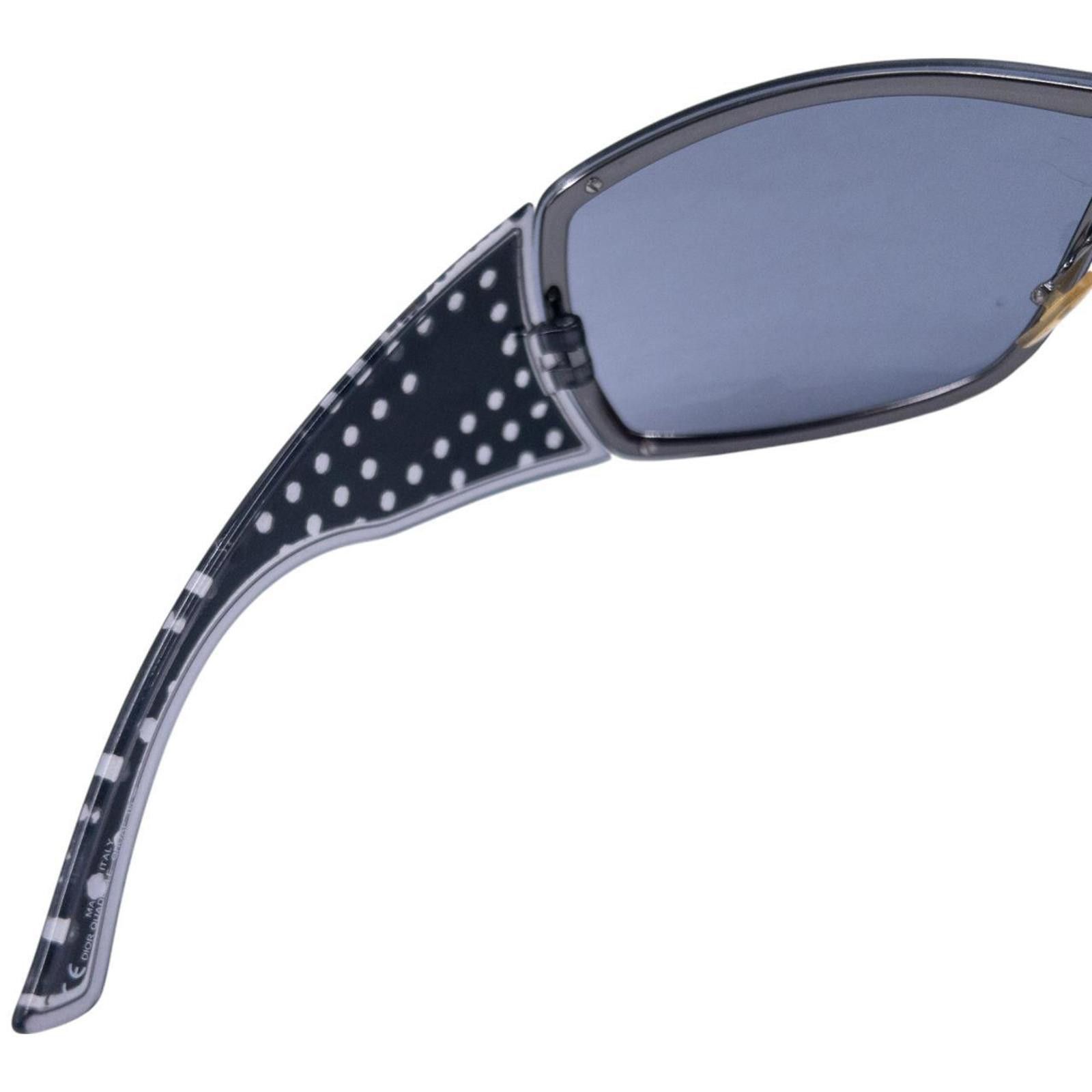 Dior Vintage Dior Polka Dot Shield Sunglasses Size ONE SIZE - 6 Thumbnail