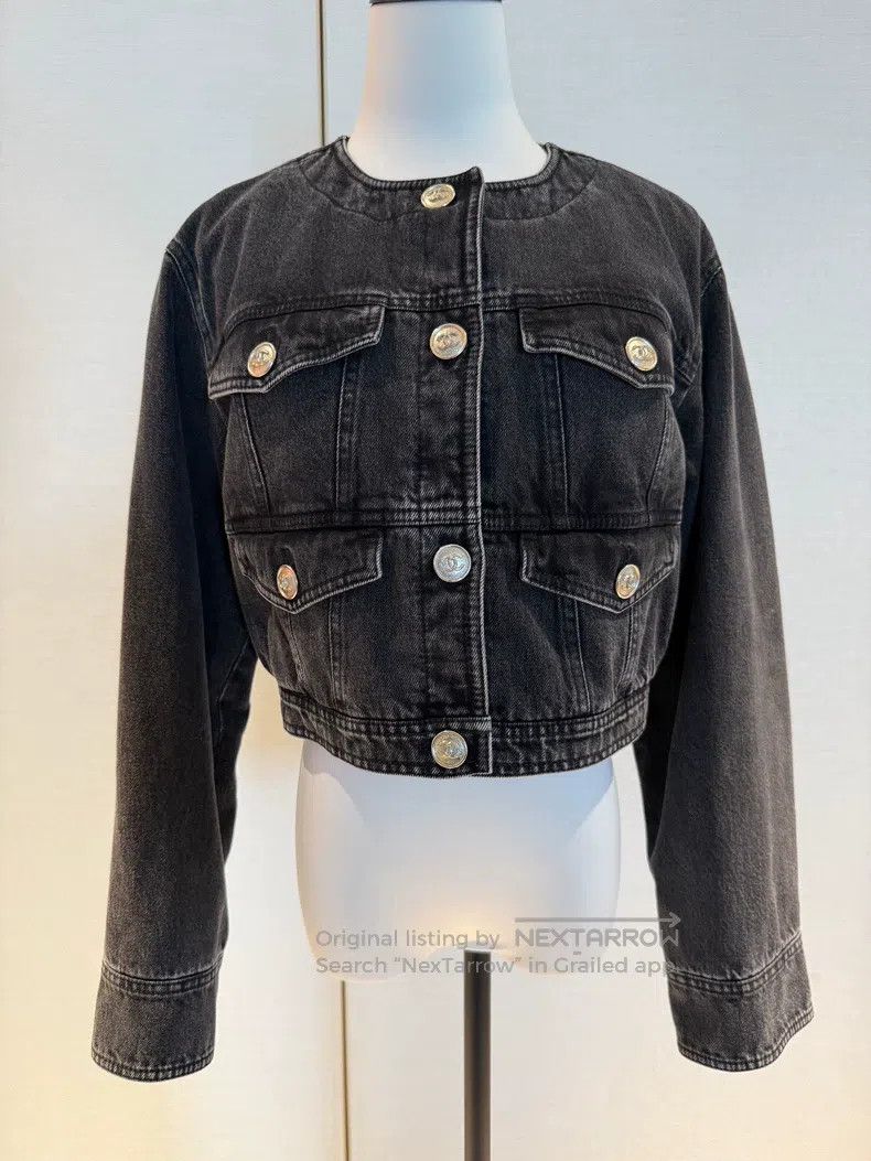 Chanel Chanel Denim four-pocket cotton jacket Size XS / US 0-2 / IT 36-38 - 1 Thumbnail