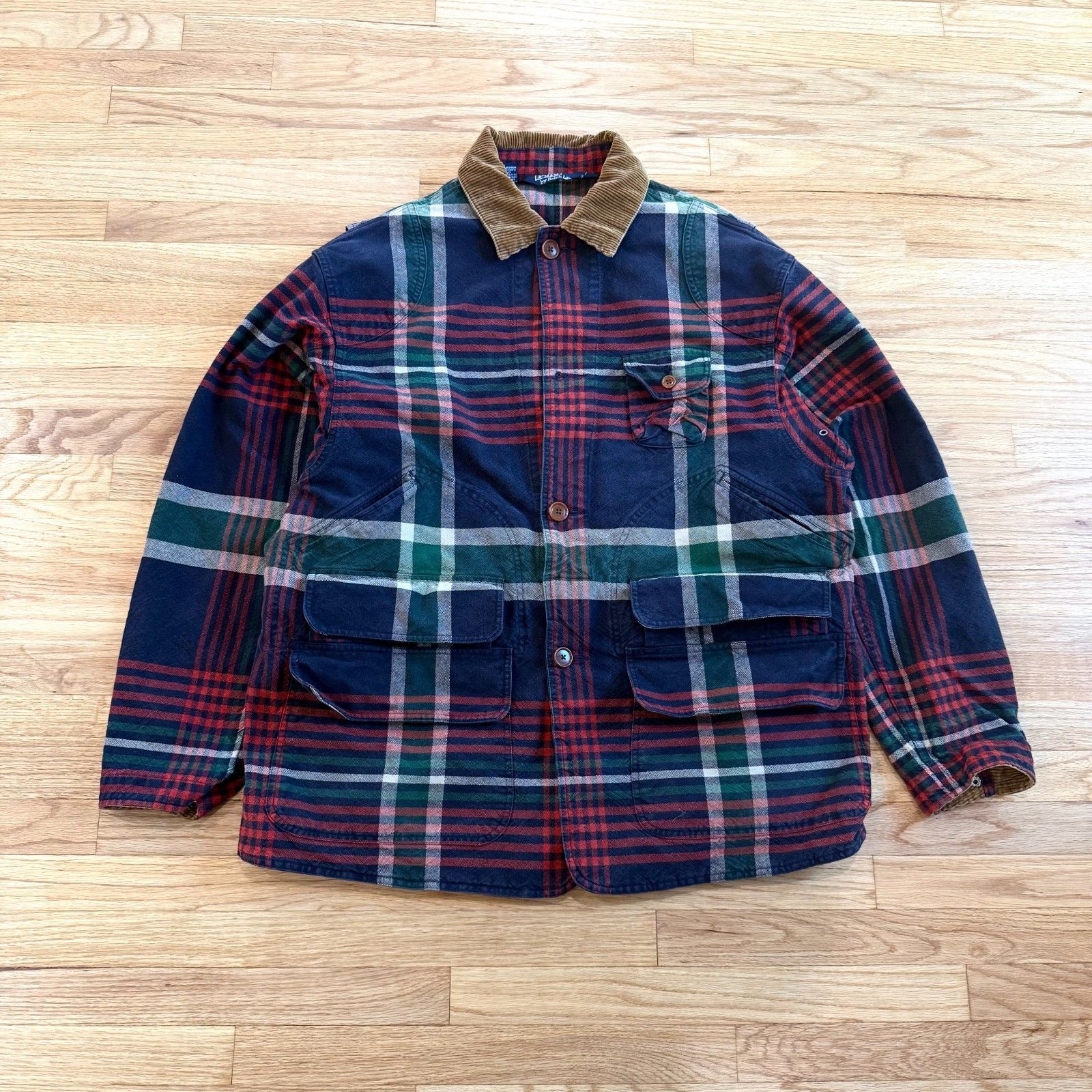 ジャケット・アウター Polo by RALPH LAUREN huting jacket L $398 VTG Polo Ralph Lauren XL Quilted Jacket Coat Navy Blue
