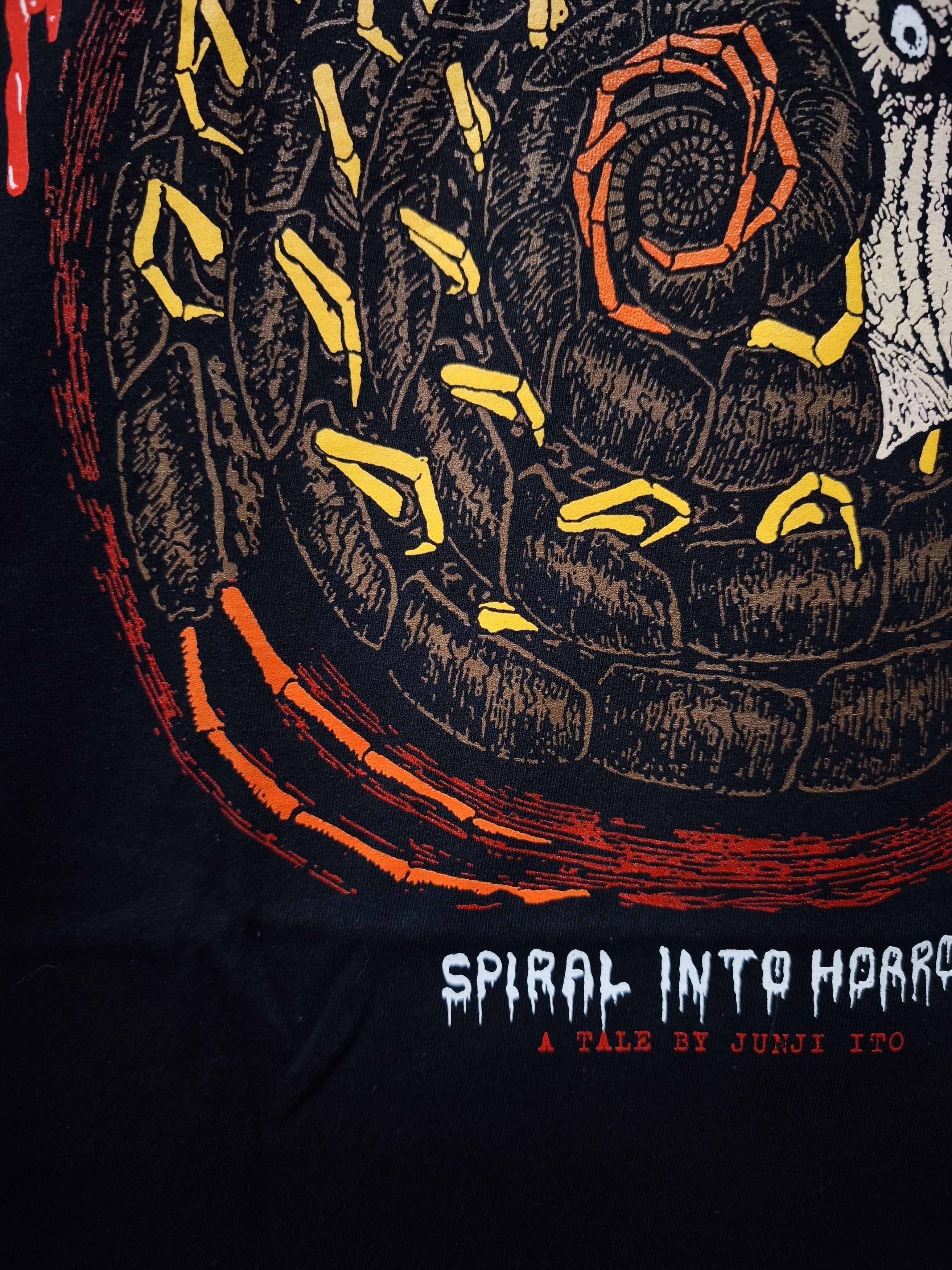 Anime Uzumaki Spiral Into Horror Junji Ito T-shirt Size US XL / EU 56 / 4 - 6 Thumbnail