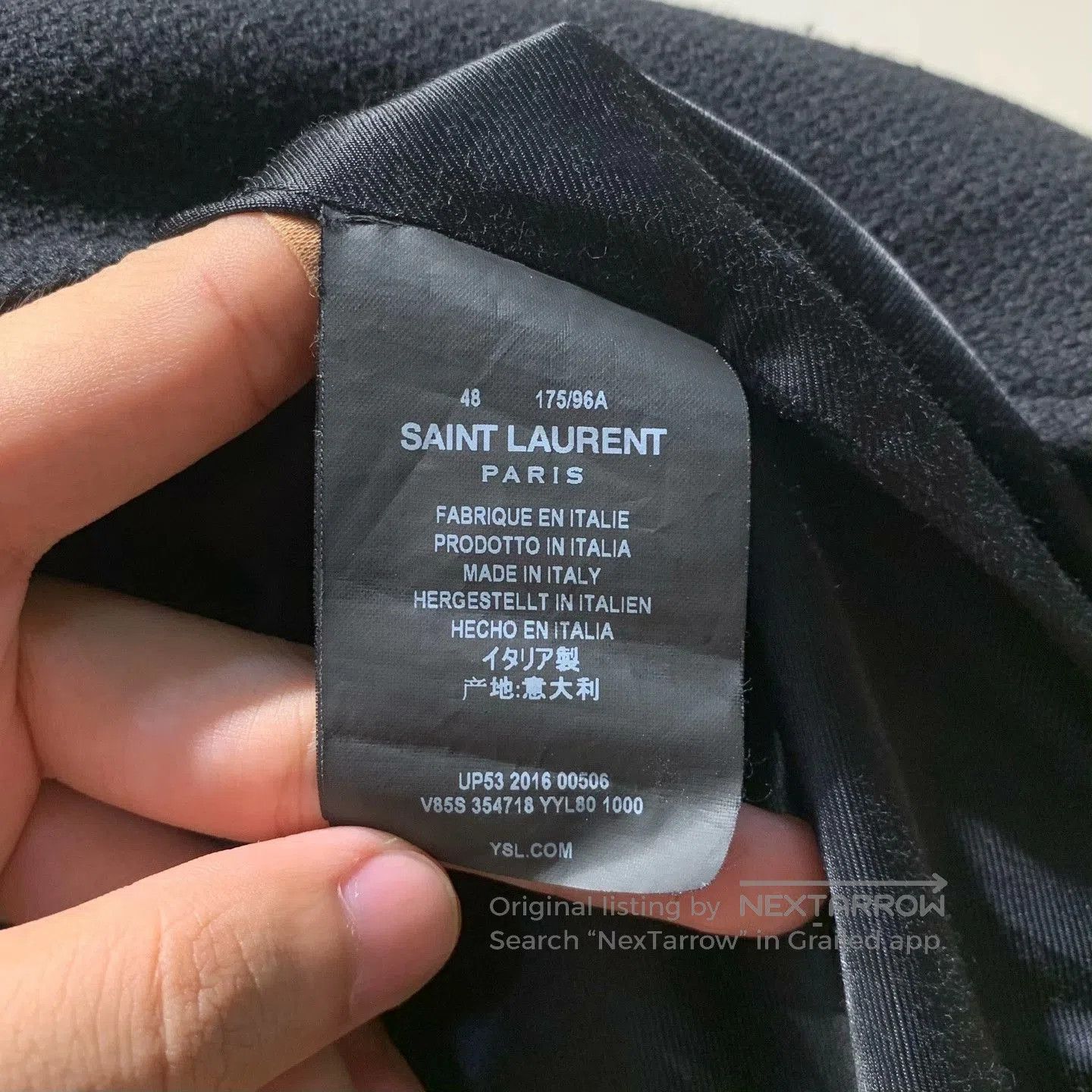 Saint Laurent Paris Saint Laurent Striped Baseball Jacket. Size US M / EU 48-50 / 2 - 4 Thumbnail