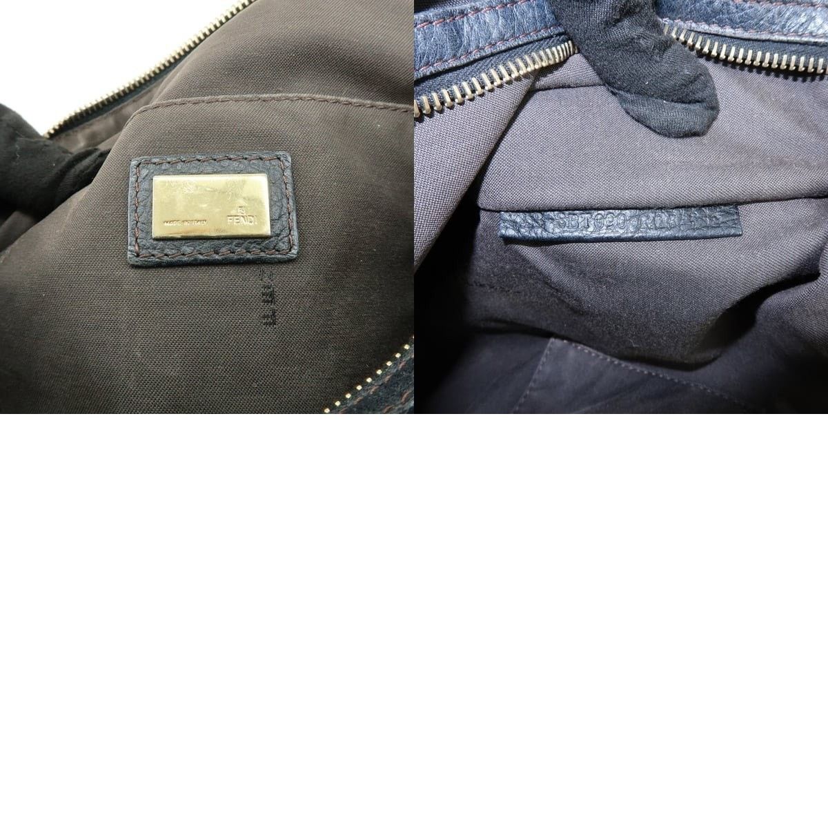 Fendi Fendi Zucchino Shoulder Bag Brown Size ONE SIZE - 8 Thumbnail