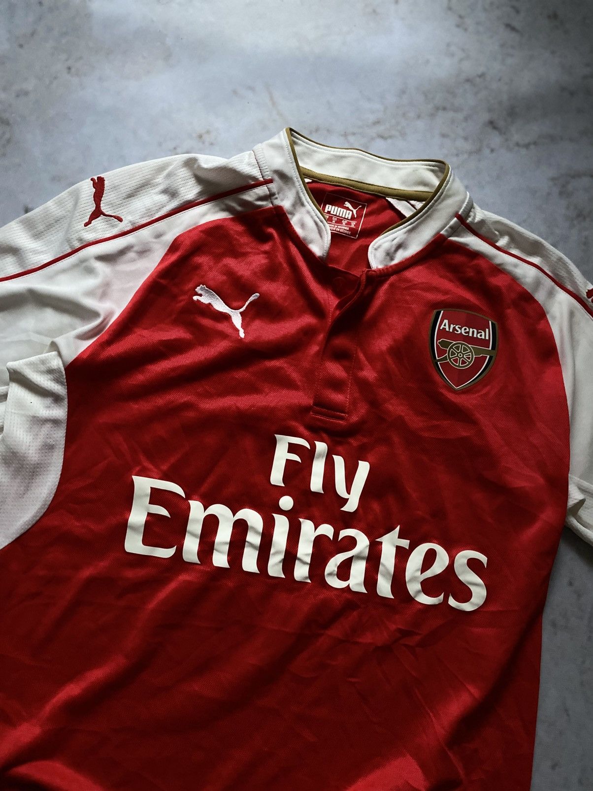 Puma Willo №1 Puma Arsenal “Fly Emirates” Away Kit Soccer Jersey Size US M / EU 48-50 / 2 - 3 Thumbnail