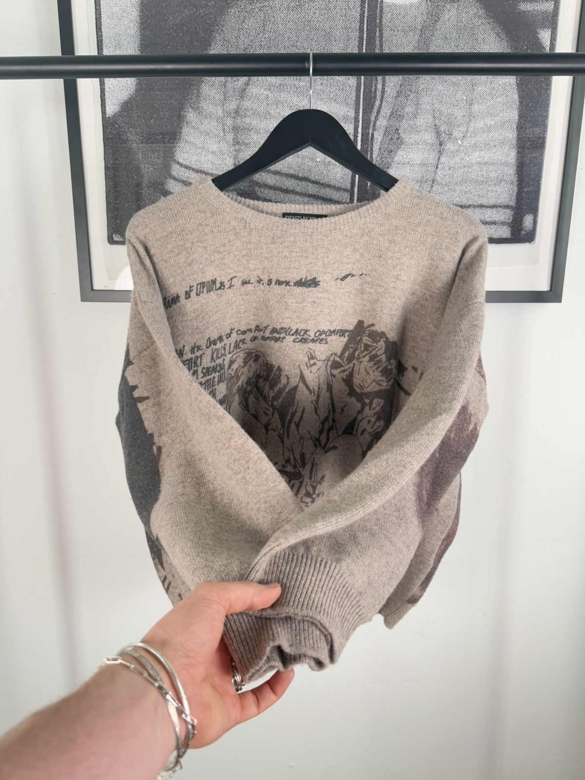 Enfants Riches Deprimes 🚭RARE🚭 FALL/WINTER 2021 “DRAMA OF OPIUM” MERINO WOOL SWEATER Size US L / EU 52-54 / 3 - 3 Thumbnail