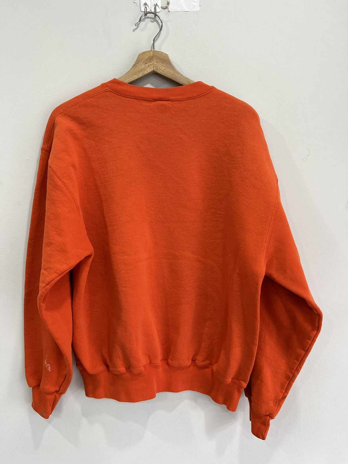 Russell Athletic Vintage 90s Russell Athletic Blank sweater crewneck orange Size US L / EU 52-54 / 3 - 2 Thumbnail