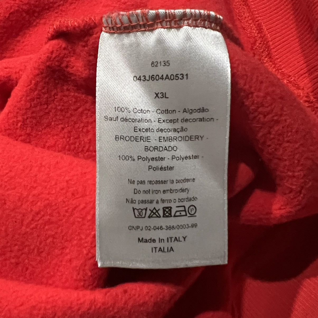 Dior Dior Judy Blame Pin Embroidered Crewneck Red Size US XXL / EU 58 / 5 - 6 Thumbnail