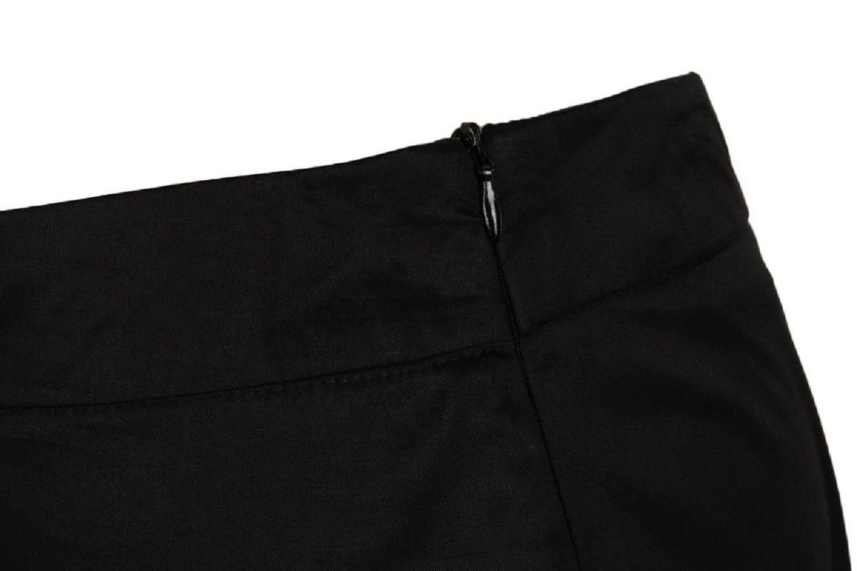 Other Black Skirt Sexy Lace Patchwork Vintage Gothic Party Skirt Size 36" / US 14 / IT 50 - 5 Thumbnail