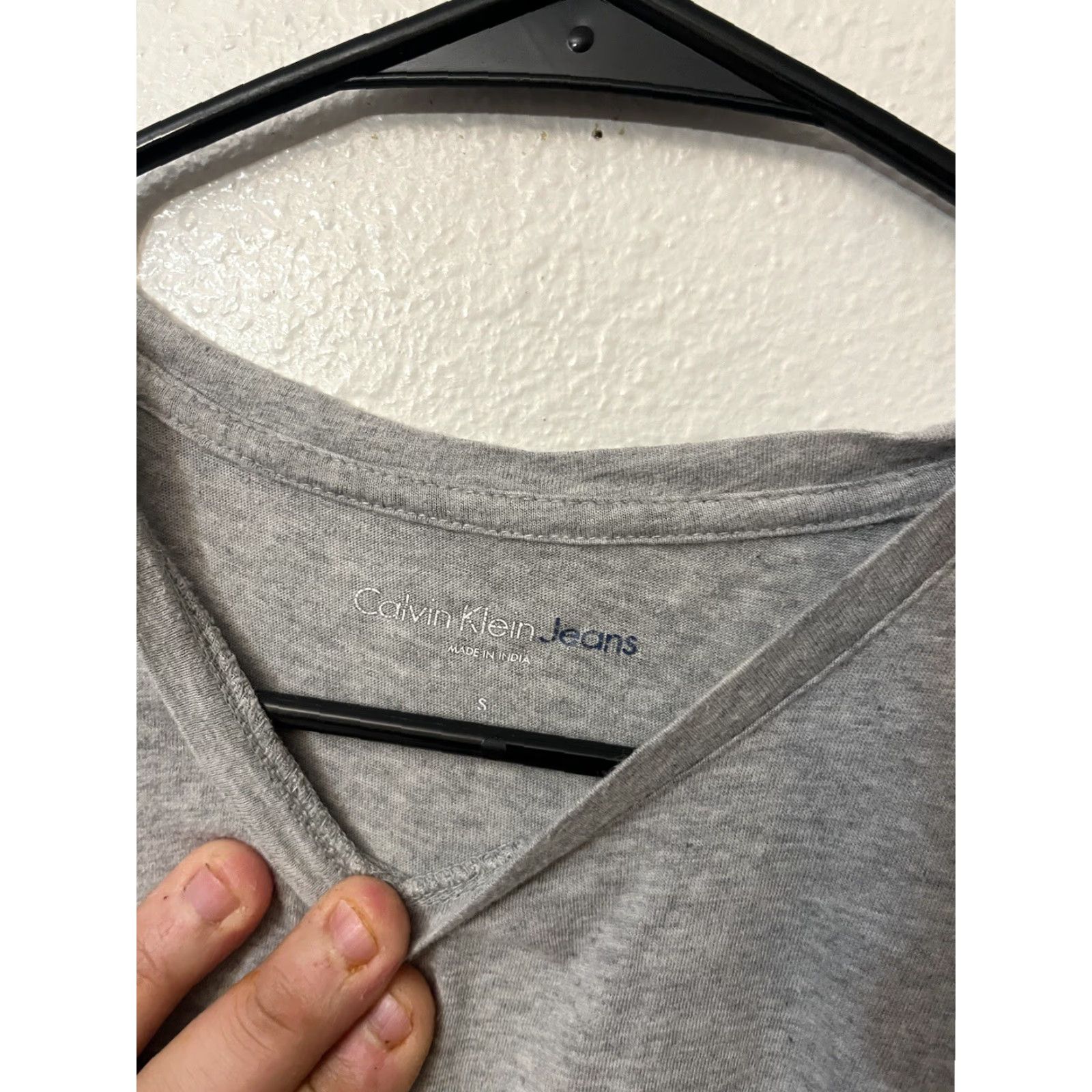 Calvin Klein CALVIN KLEIN Gray Logo Detail Tank Top Women Size Small Size S / US 4 / IT 40 - 3 Thumbnail