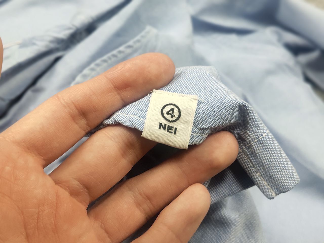 Japanese Brand Neithers Japan Design cotton Long Sleeve Button Shirt logo Size US L / EU 52-54 / 3 - 9 Thumbnail