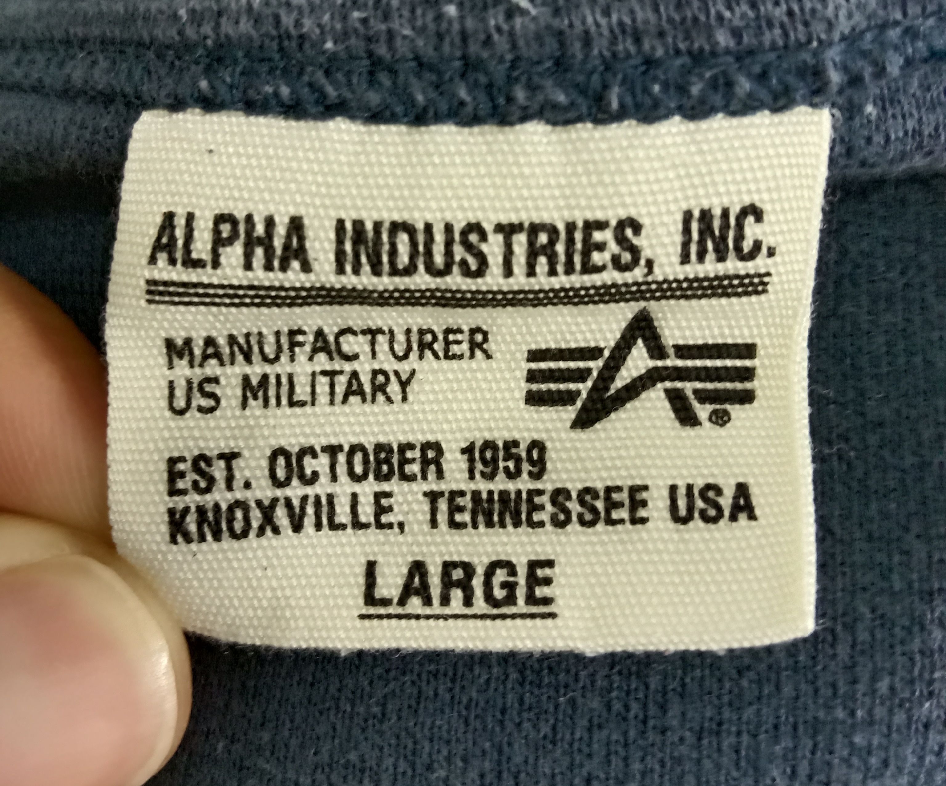 Alpha Industries Vintage Alpha Industries T-shirt Size S / US 4 / IT 40 - 5 Thumbnail
