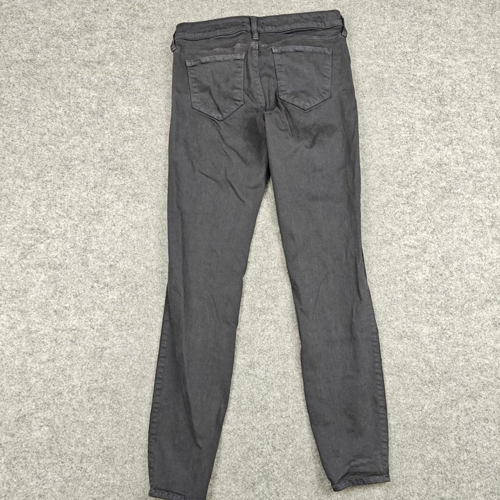 L'AGENCE L'Agence Jeans Womens 27 Gray Charcoal Wash Low Rise Skinny Stretch Denim Jeans Size 27" / US 4 / IT 40 - 6 Thumbnail