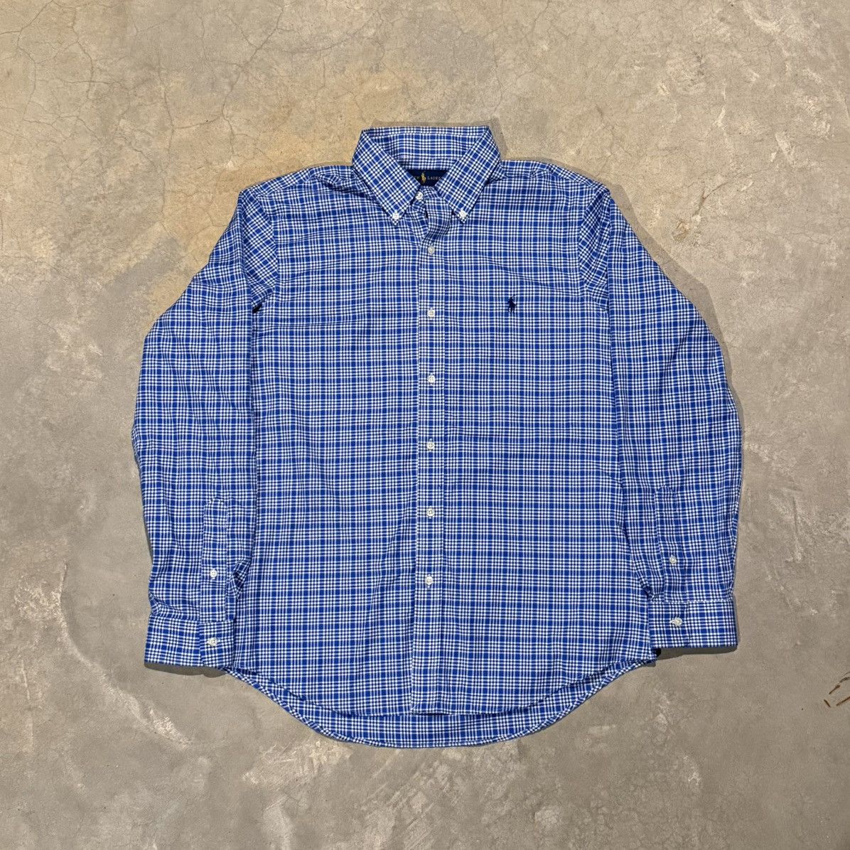 Polo Ralph Lauren Vtg Polo Ralph Lauren Check Pony Button Up Flannel Shirt Size US L / EU 52-54 / 3 - 1 Thumbnail