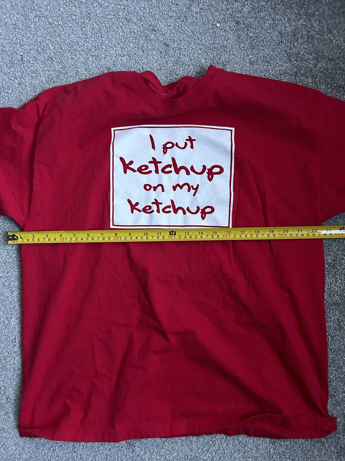 Vintage Ketchup Graphic Tee Size US XL / EU 56 / 4 - 6 Thumbnail