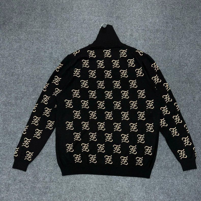 Fendi Fendi High Neck Printed Sweater Size 54 Size US L / EU 52-54 / 3 - 2 Thumbnail