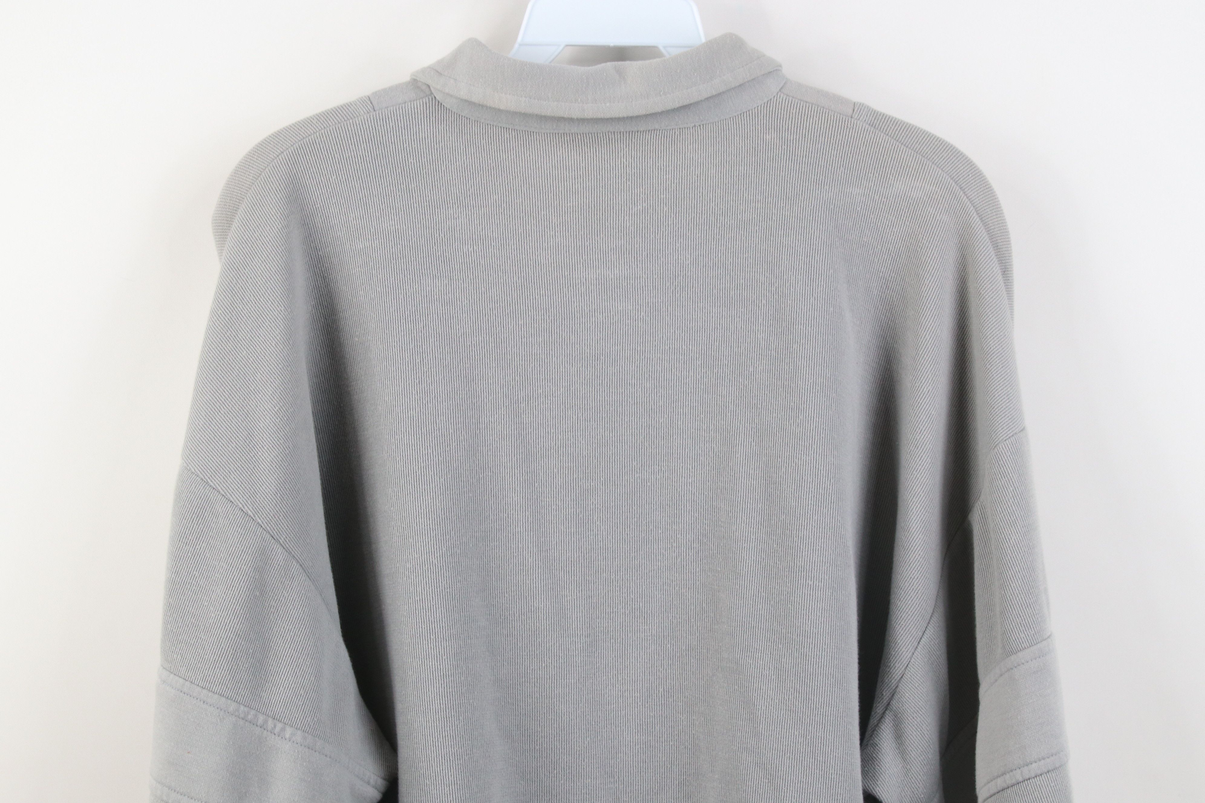 Vintage Vintage 90s Streetwear Ribbed Knit Collared Pullover Sweater Size US L / EU 52-54 / 3 - 14 Thumbnail