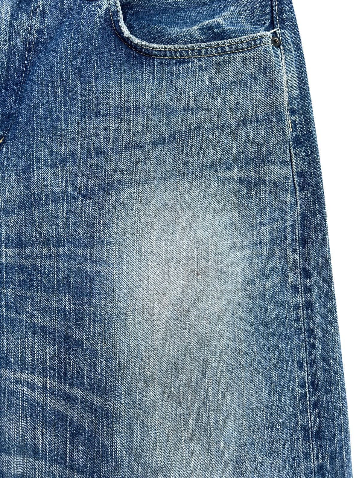 Edwin VINTAGE EDWIN 505Z SELVEDGE DISTRESSED DENIM JEANS Size US 36 / EU 52 - 8 Thumbnail