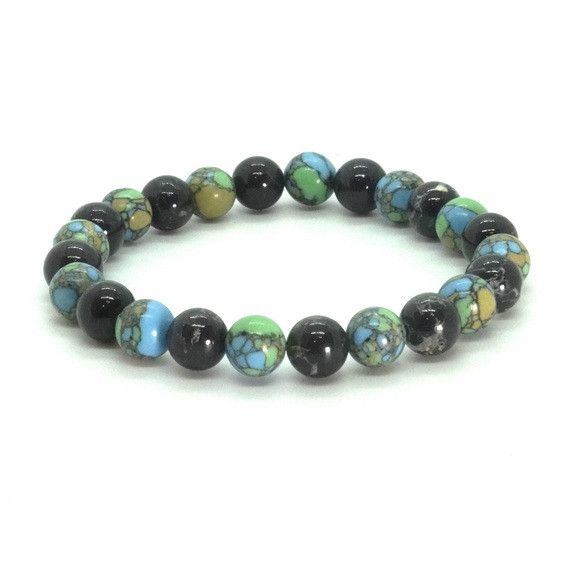 Other 8mm Beaded Bracelet #BRB-169 Size ONE SIZE - 1 Thumbnail