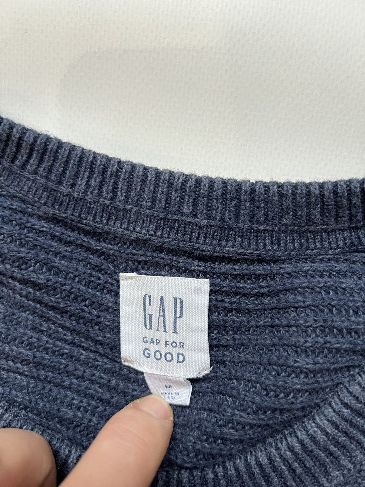 Gap Vintage GAP Knitted Sweater Navy Size US M / EU 48-50 / 2 - 3 Thumbnail