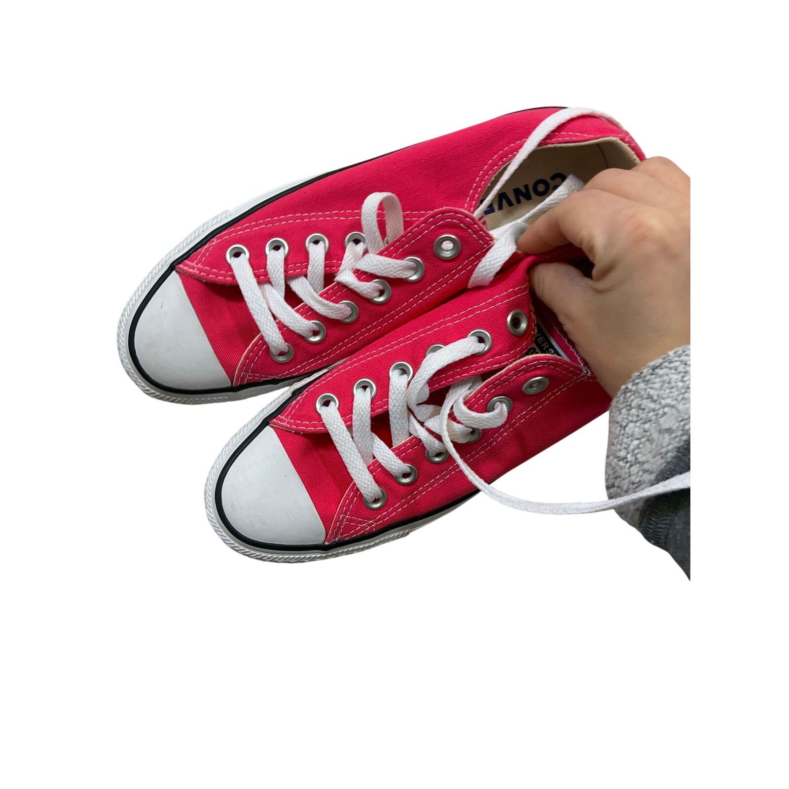 Converse Converse All Star Low Strawberry Jam Pink Canvas Sneakers 7 Size US 7 / IT 37 - 2 Thumbnail