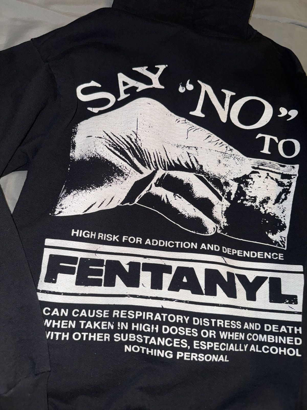 Nothing Personal Blazzys Nothing Personal “Say No To Fentanyl” Size US M / EU 48-50 / 2 - 2 Thumbnail