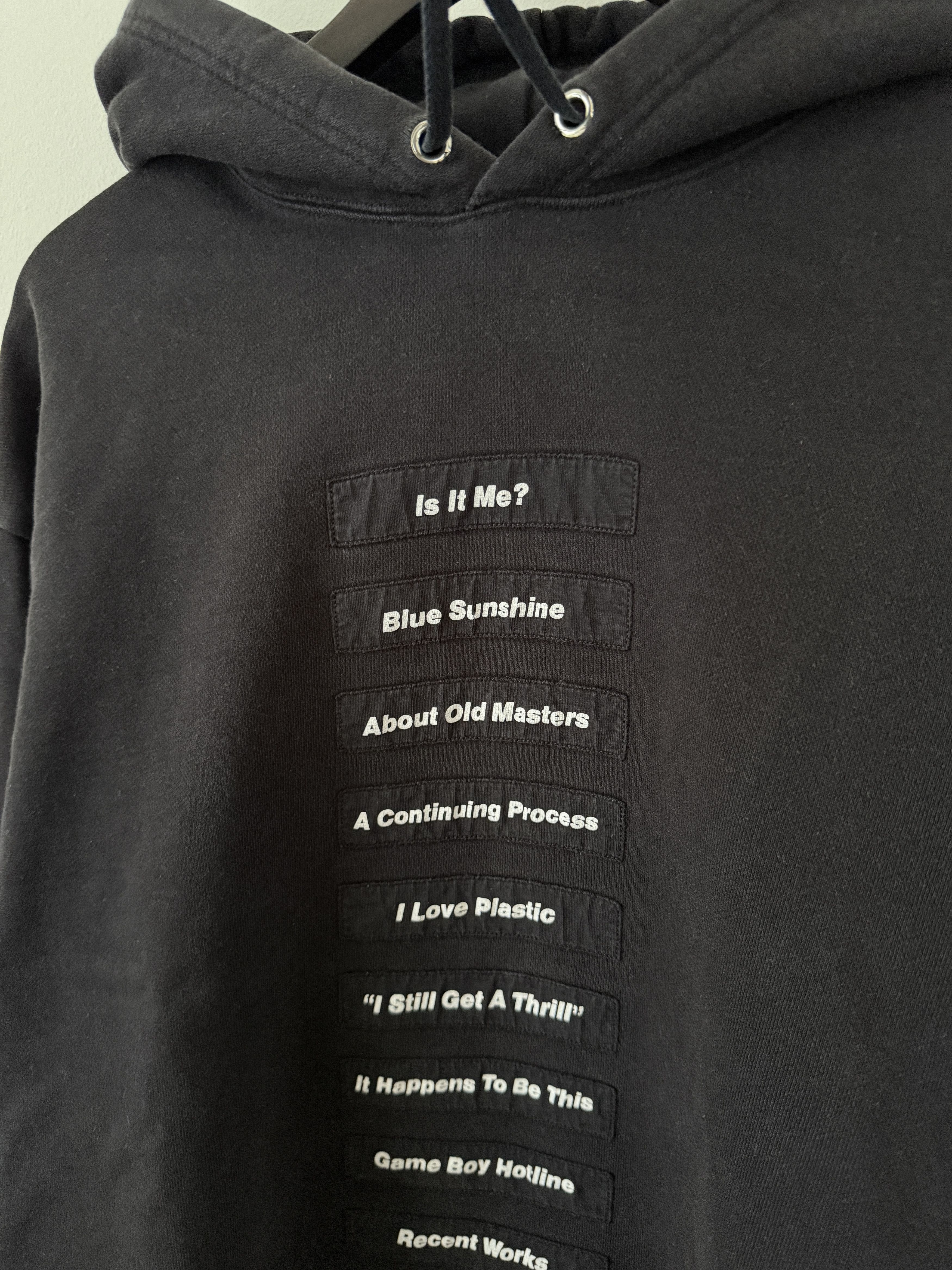 Raf Simons SS18 Poem Patch Joy Division Hoodie Size US S / EU 44-46 / 1 - 7 Thumbnail