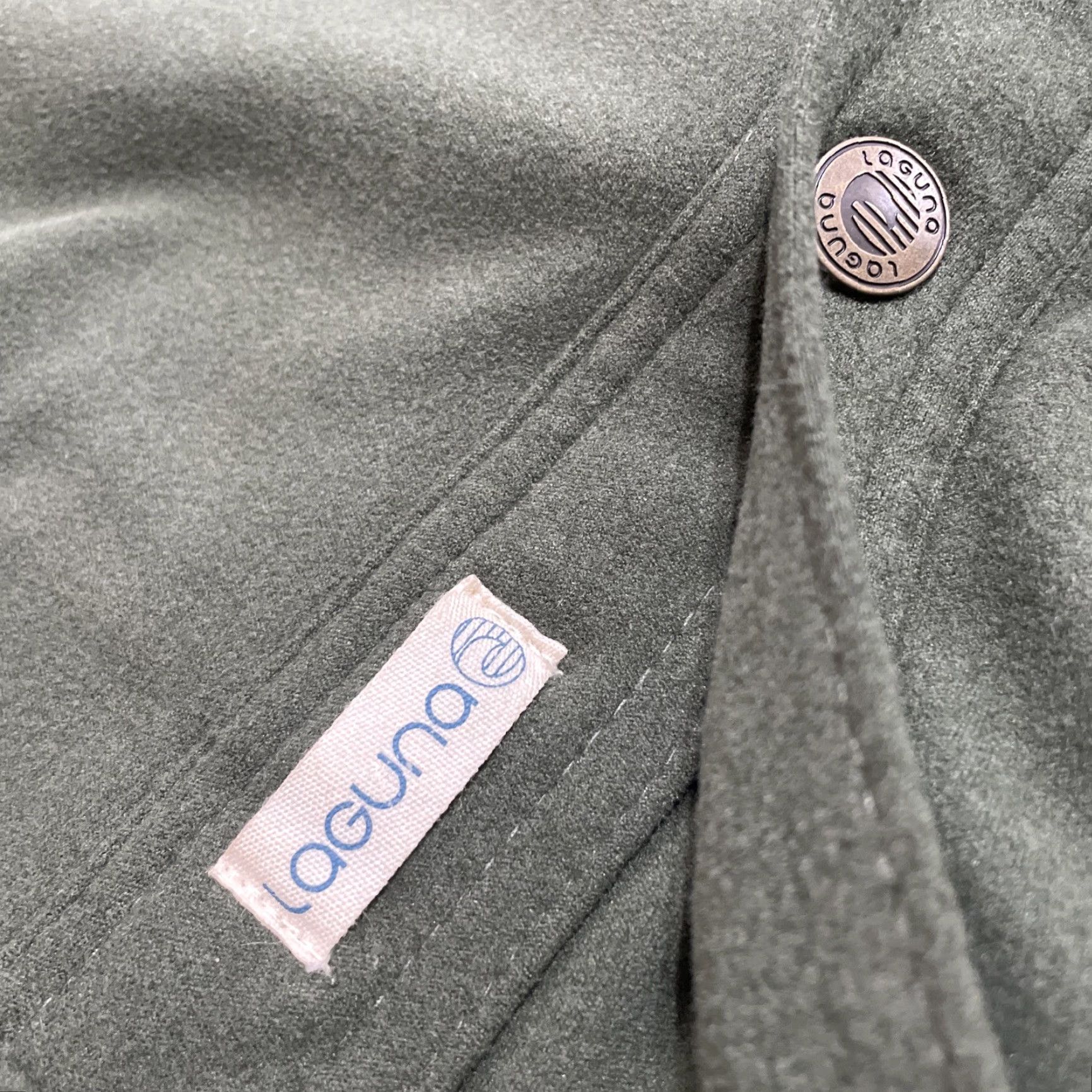 CO VINTAGE Laguna Beach Shacket Men XL Olive Green Y2K Flannel Snap Cap Capsule Shacket Casual Size US XL / EU 56 / 4 - 6 Thumbnail