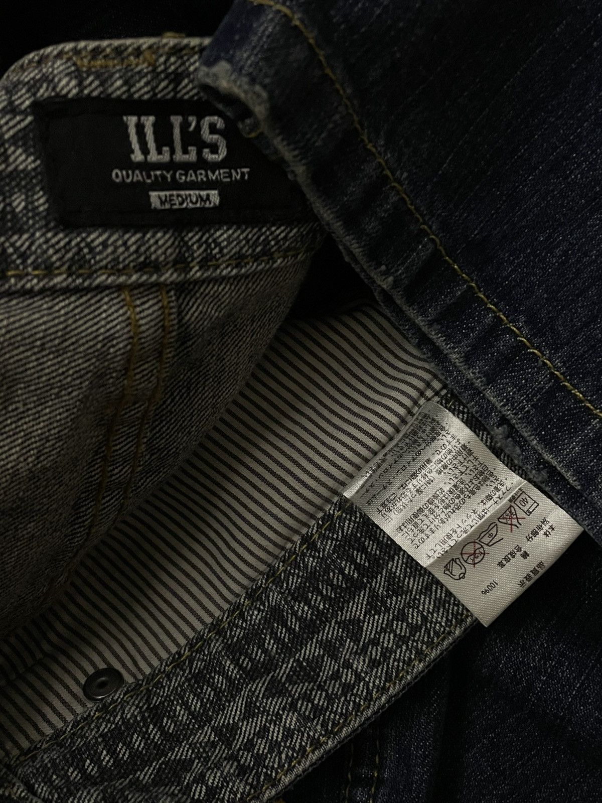Japanese Brand Vintage Japan Rare IllGarment Just Go Forward Daicock Denim Size US 31 - 16 Thumbnail