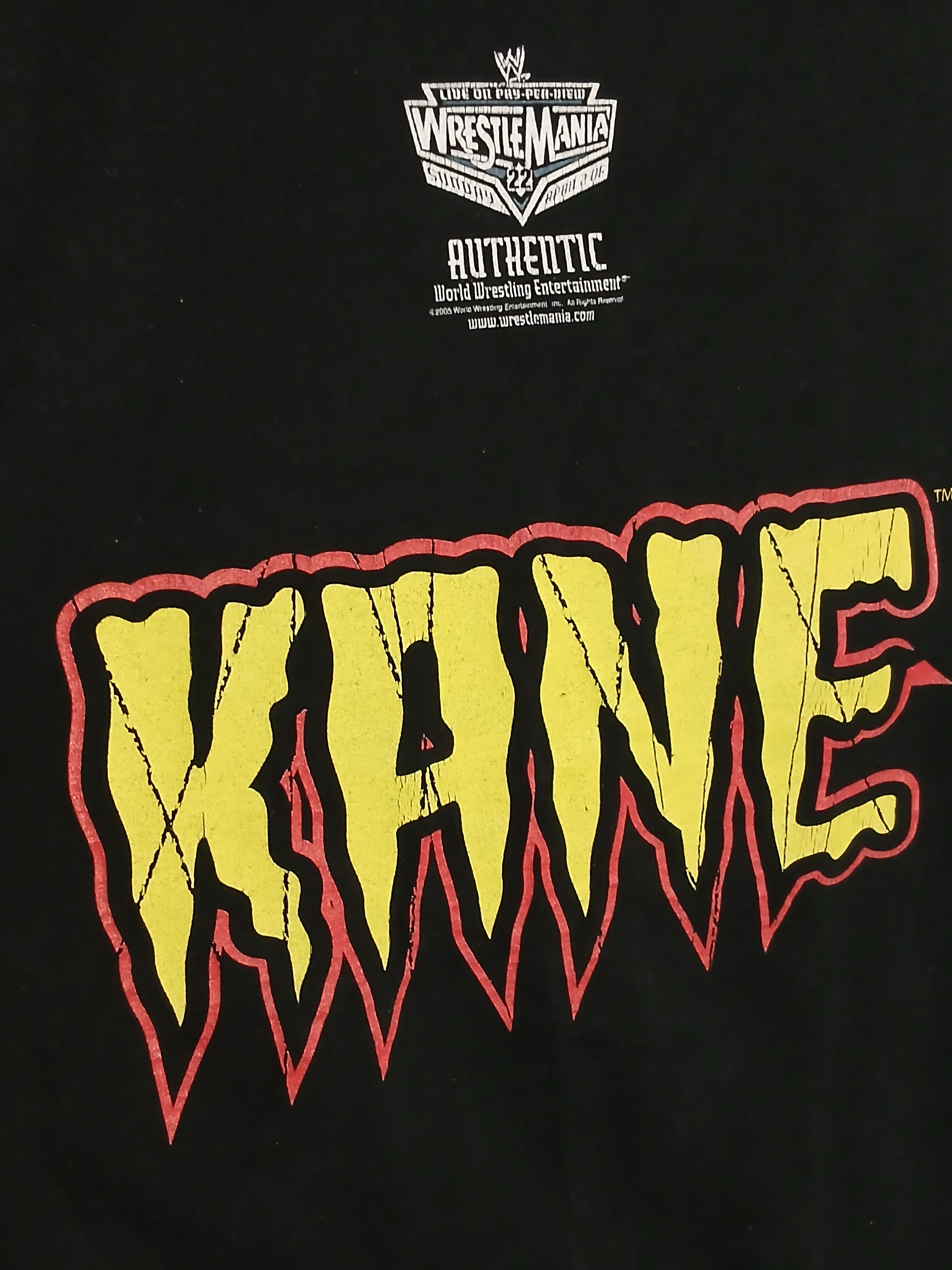 Vintage × WWE × WWF Vintage 2005 WWE Kane Fear Of The Monsters T-Shirt Size US S / EU 44-46 / 1 - 4 Thumbnail