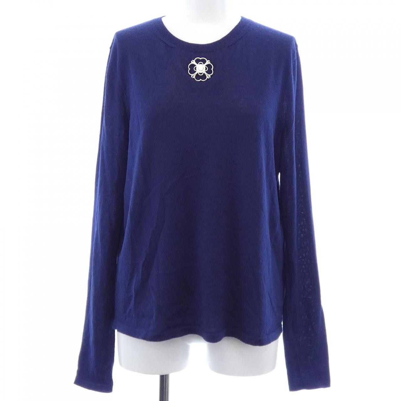 Chanel Chanel Chanel 100 Cashmere Knitwear Textile Tops P59839K07828 DUTY FREE for USA Size ONE SIZE - 1 Thumbnail